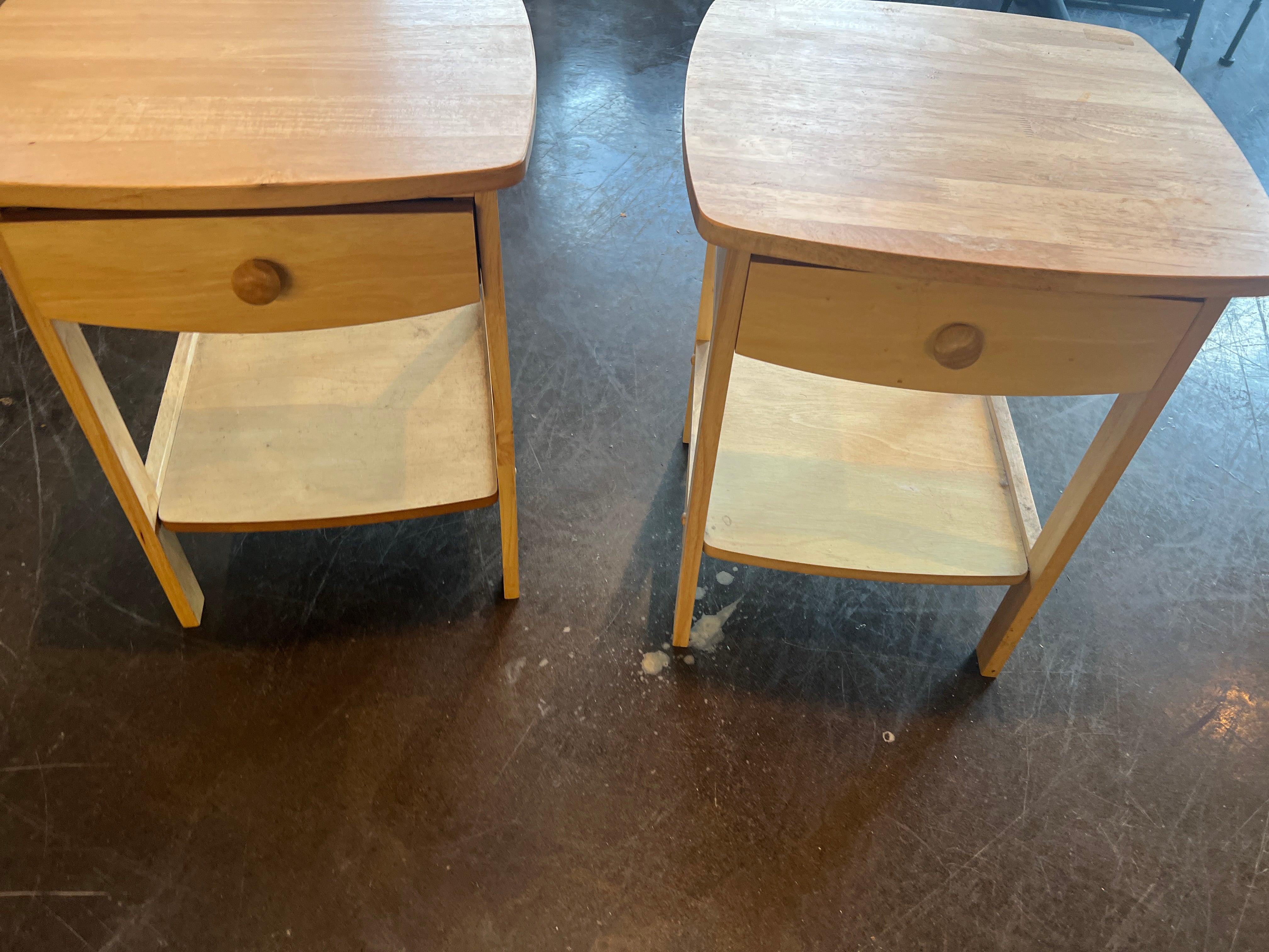 Light Oak Nightstands (SET OF 2)