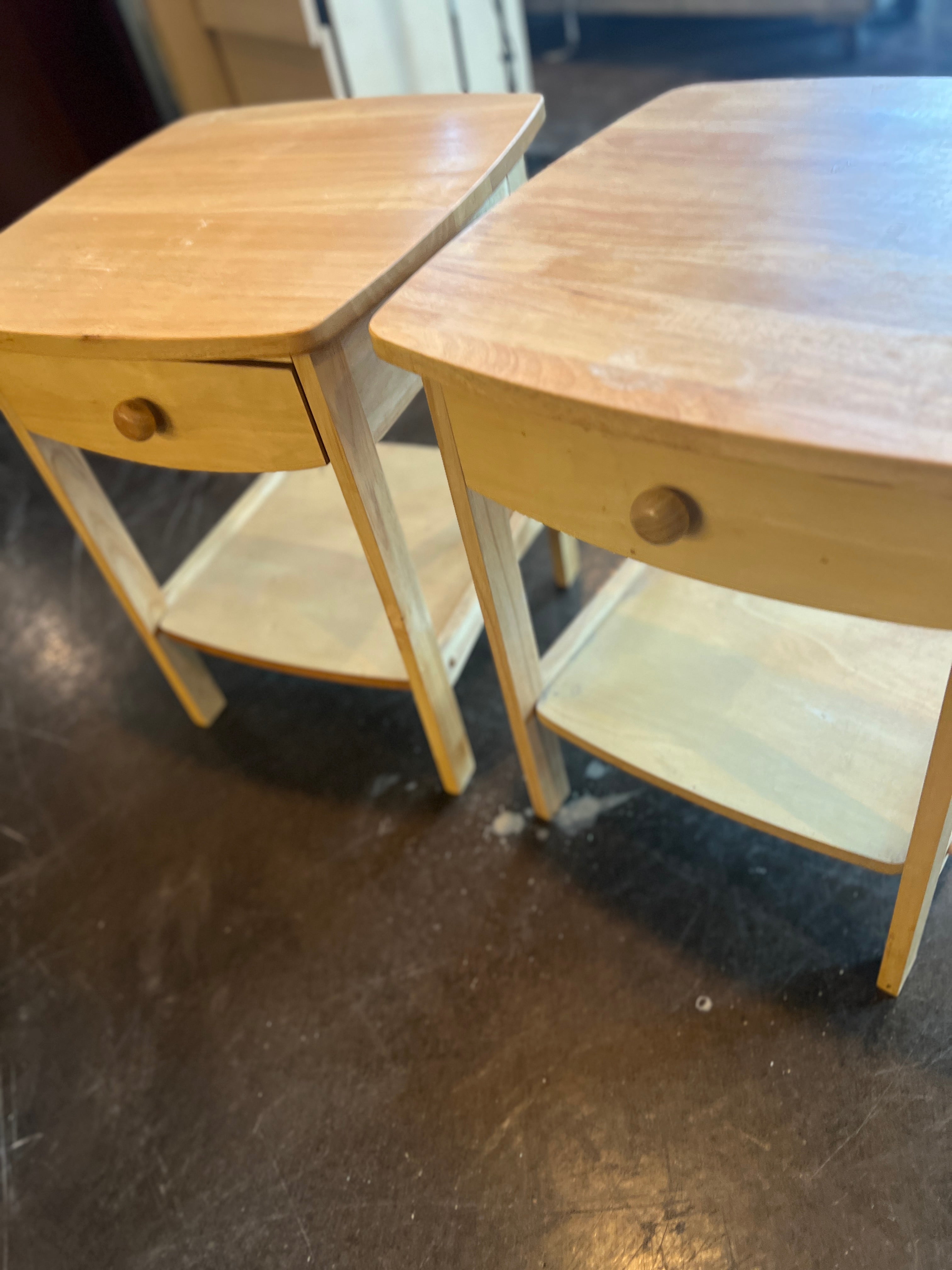 Light Oak Nightstands (SET OF 2)
