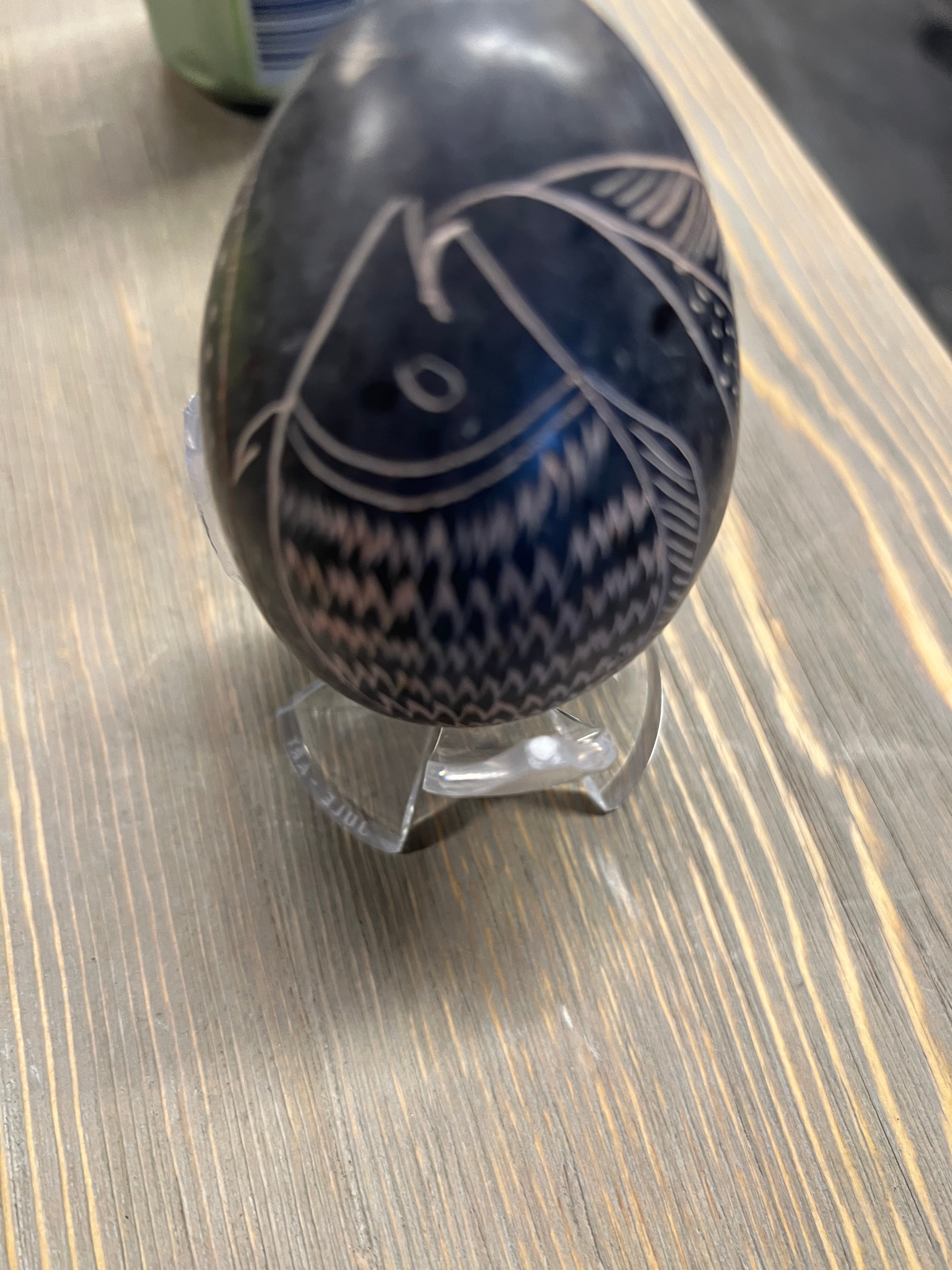 Grey Marble Egg