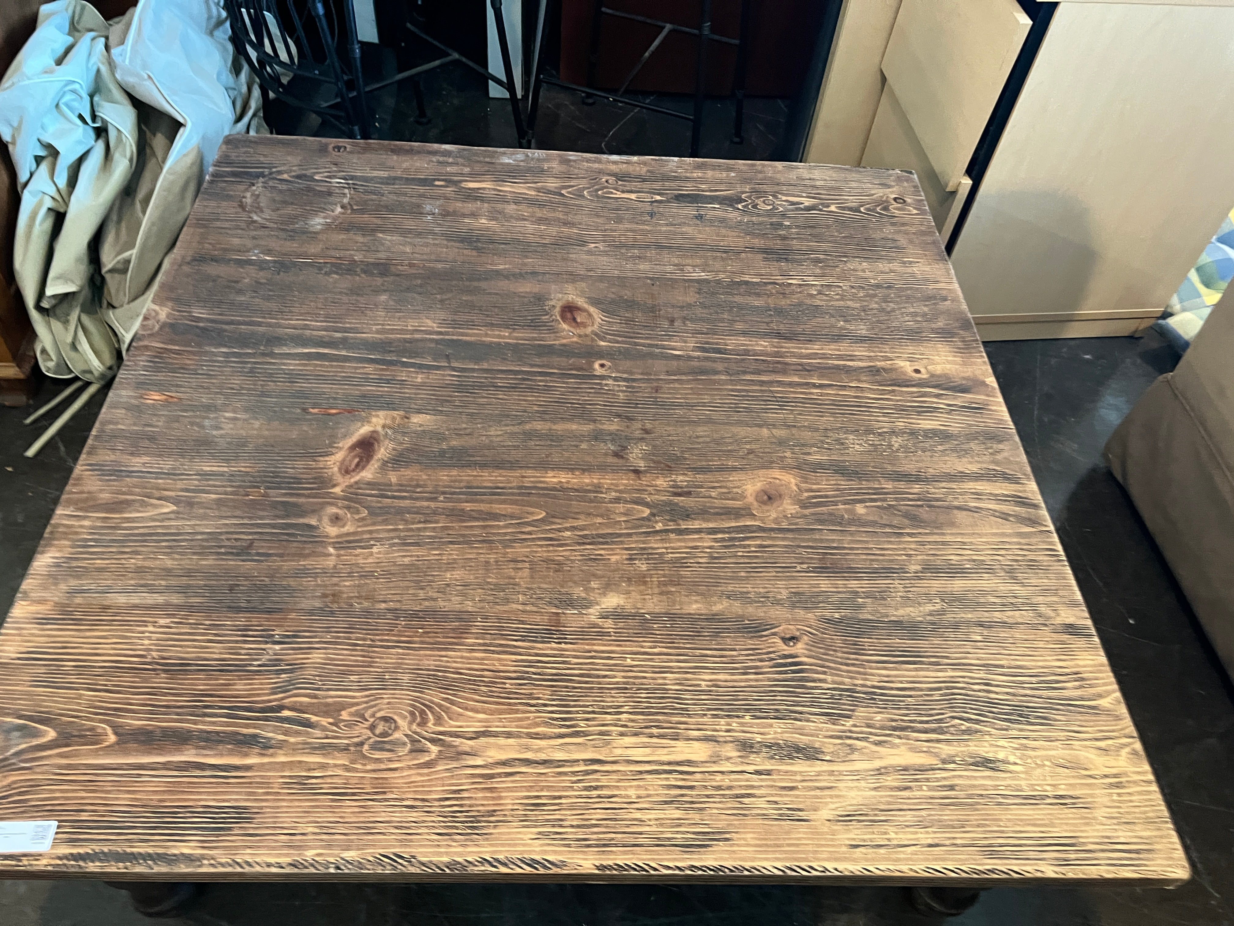 Large Square Farmhouse Coffee Table