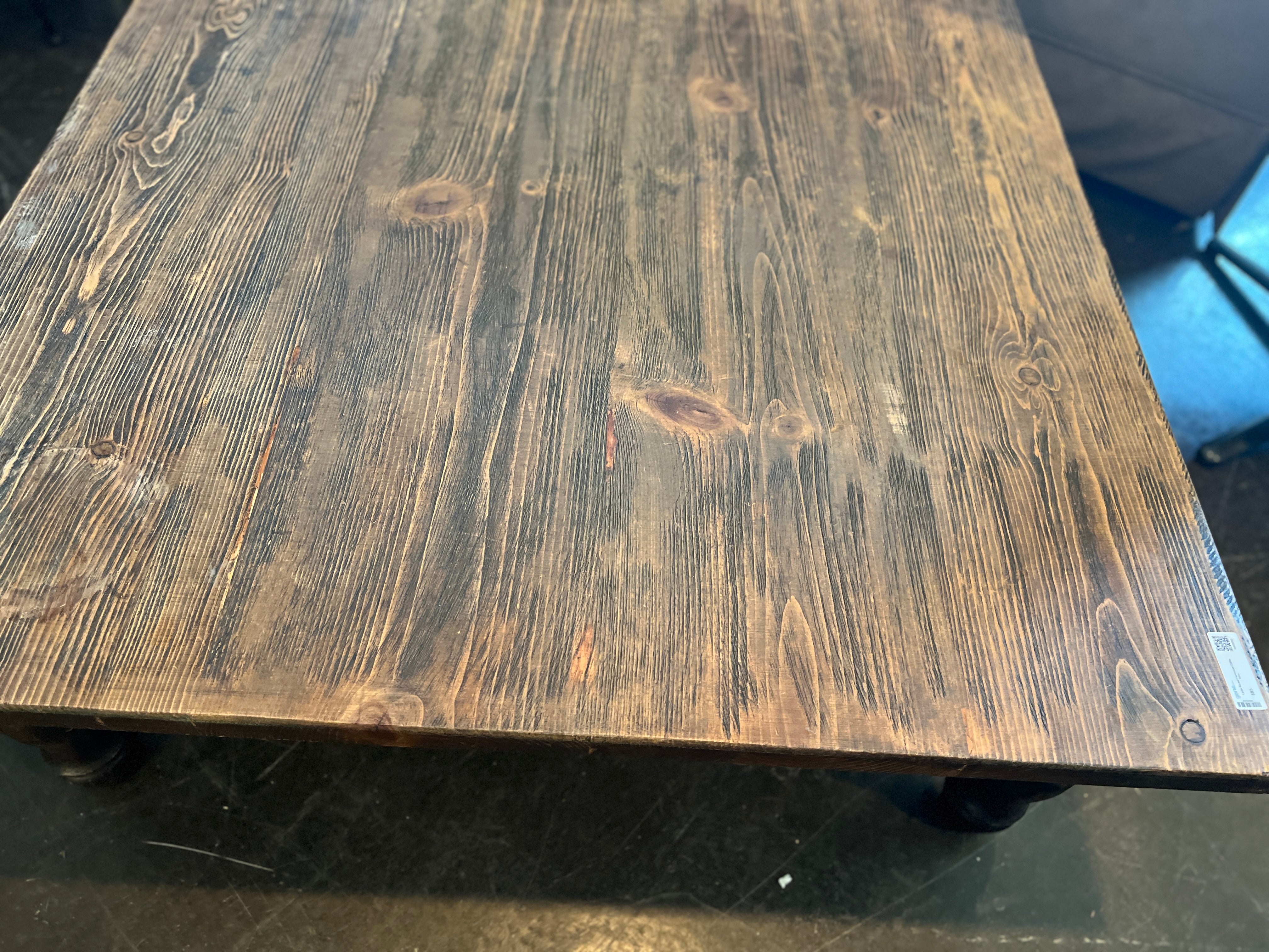 Large Square Farmhouse Coffee Table