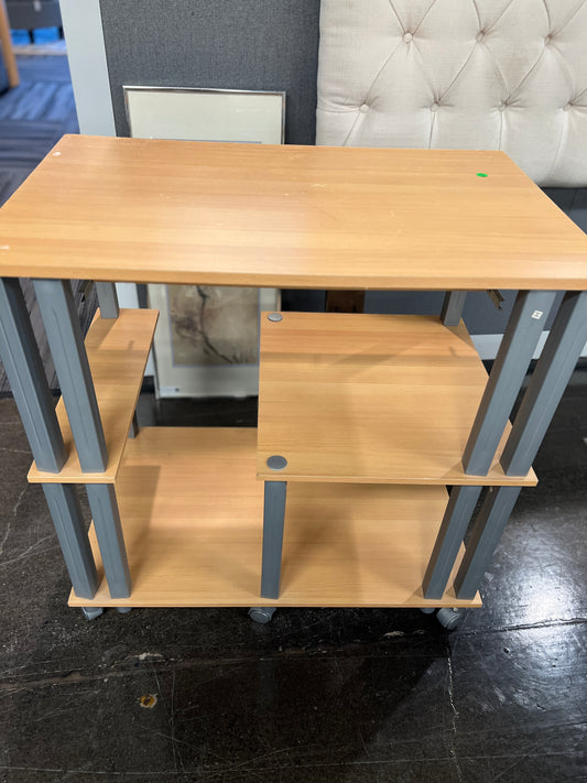 Oak Rolling Desk.