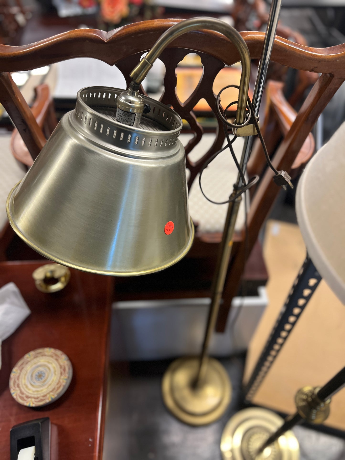 Champagne finish Floor Lamp