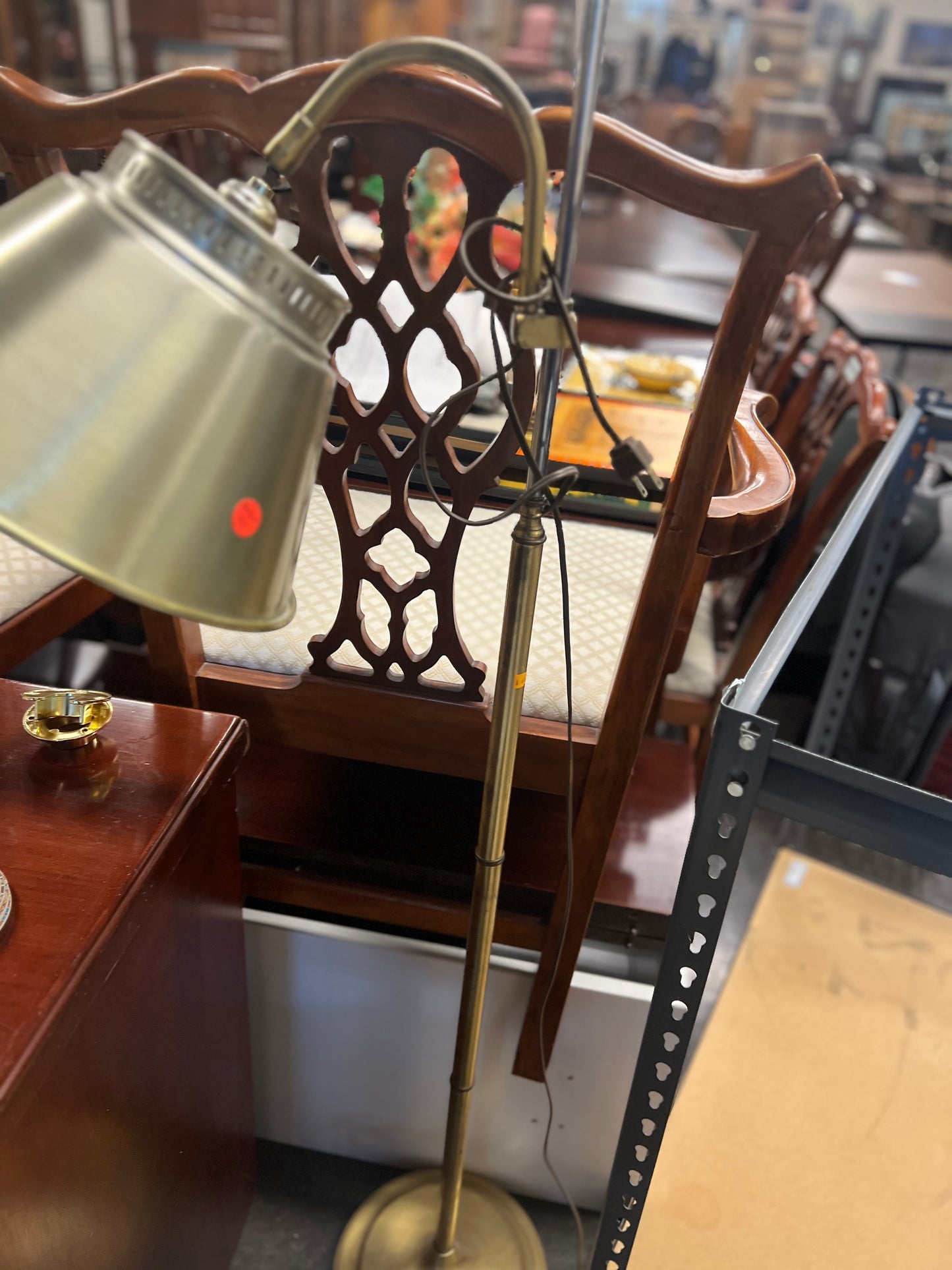 Champagne finish Floor Lamp