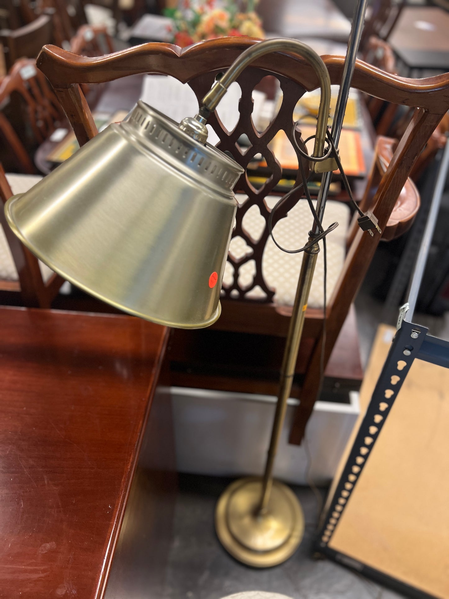Champagne finish Floor Lamp