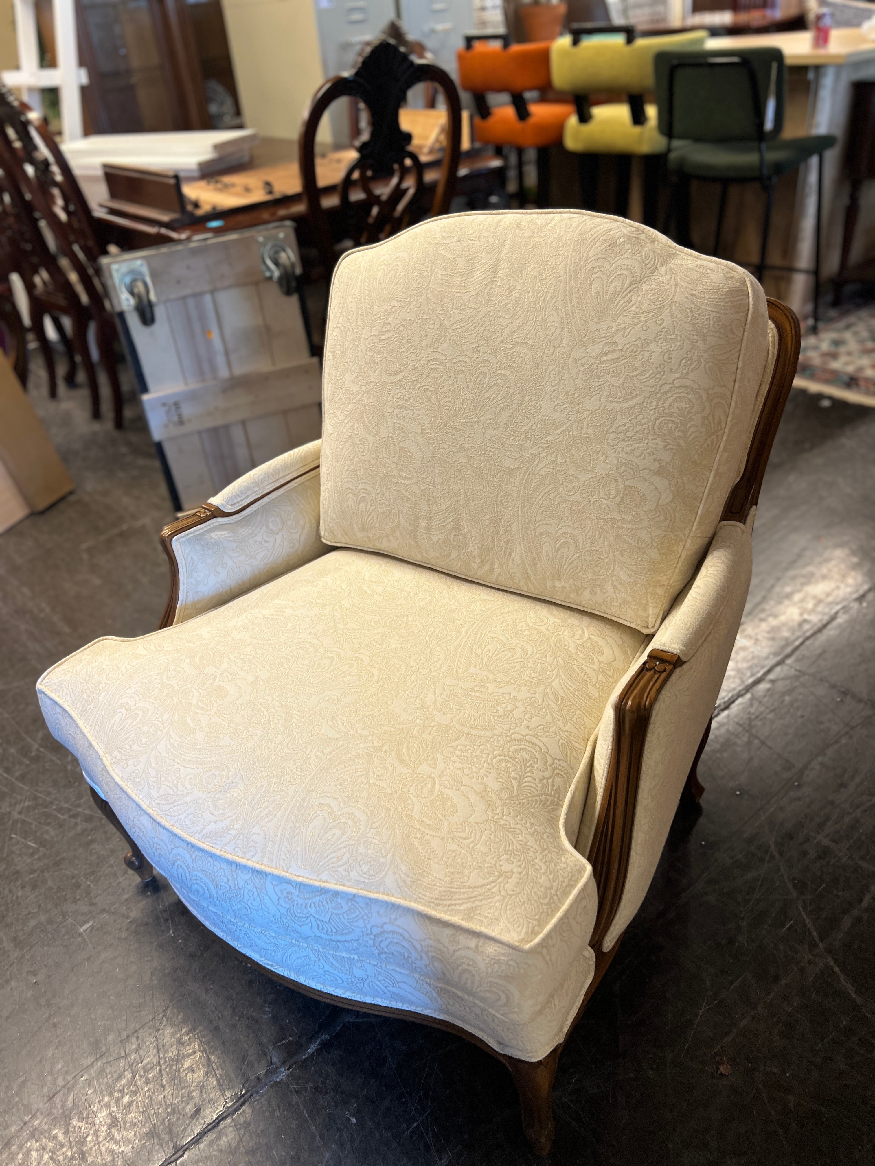 Ethan Allen, Versailles Chair and Ottoman