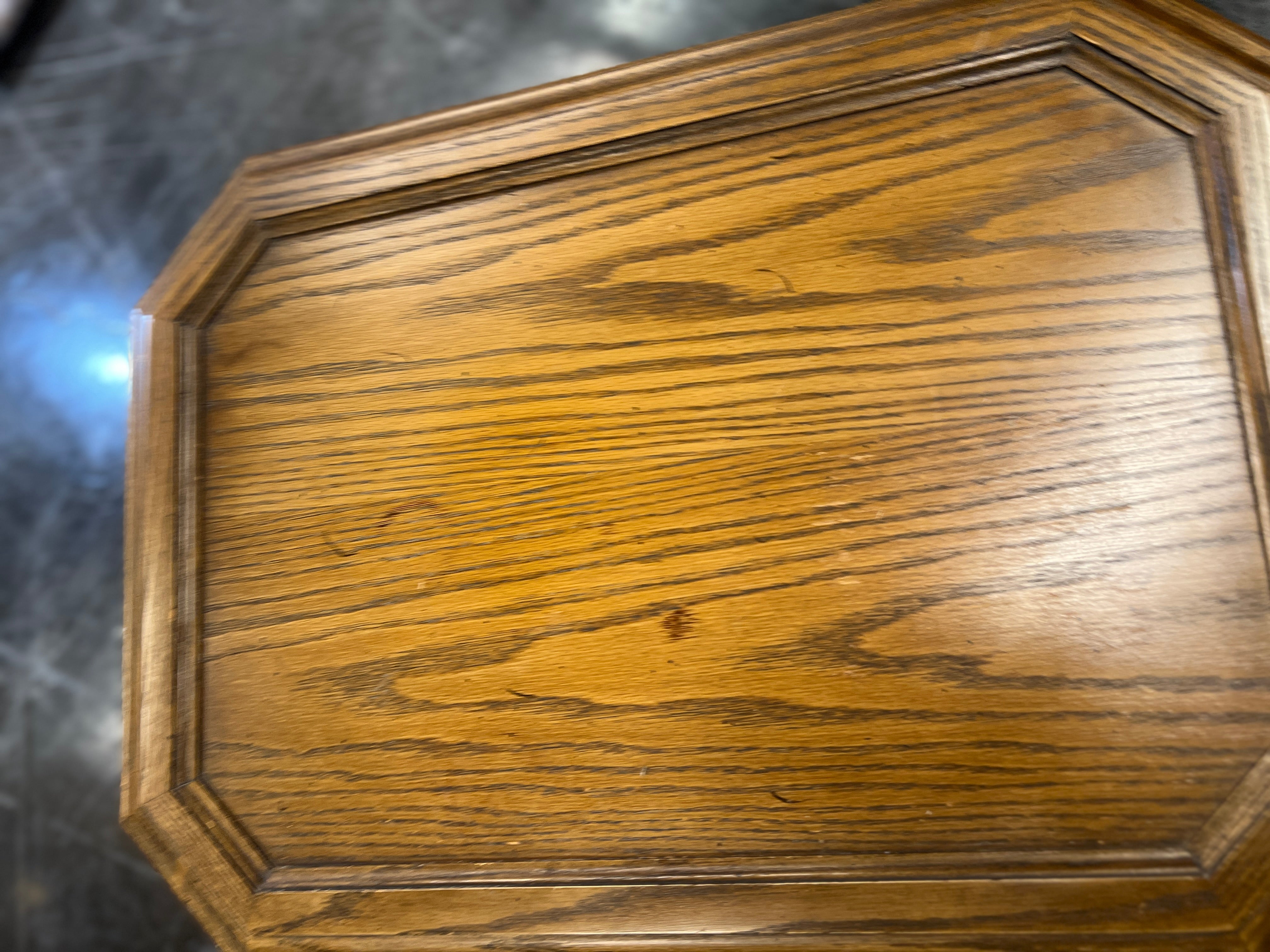 Large Square 2 Door End Table