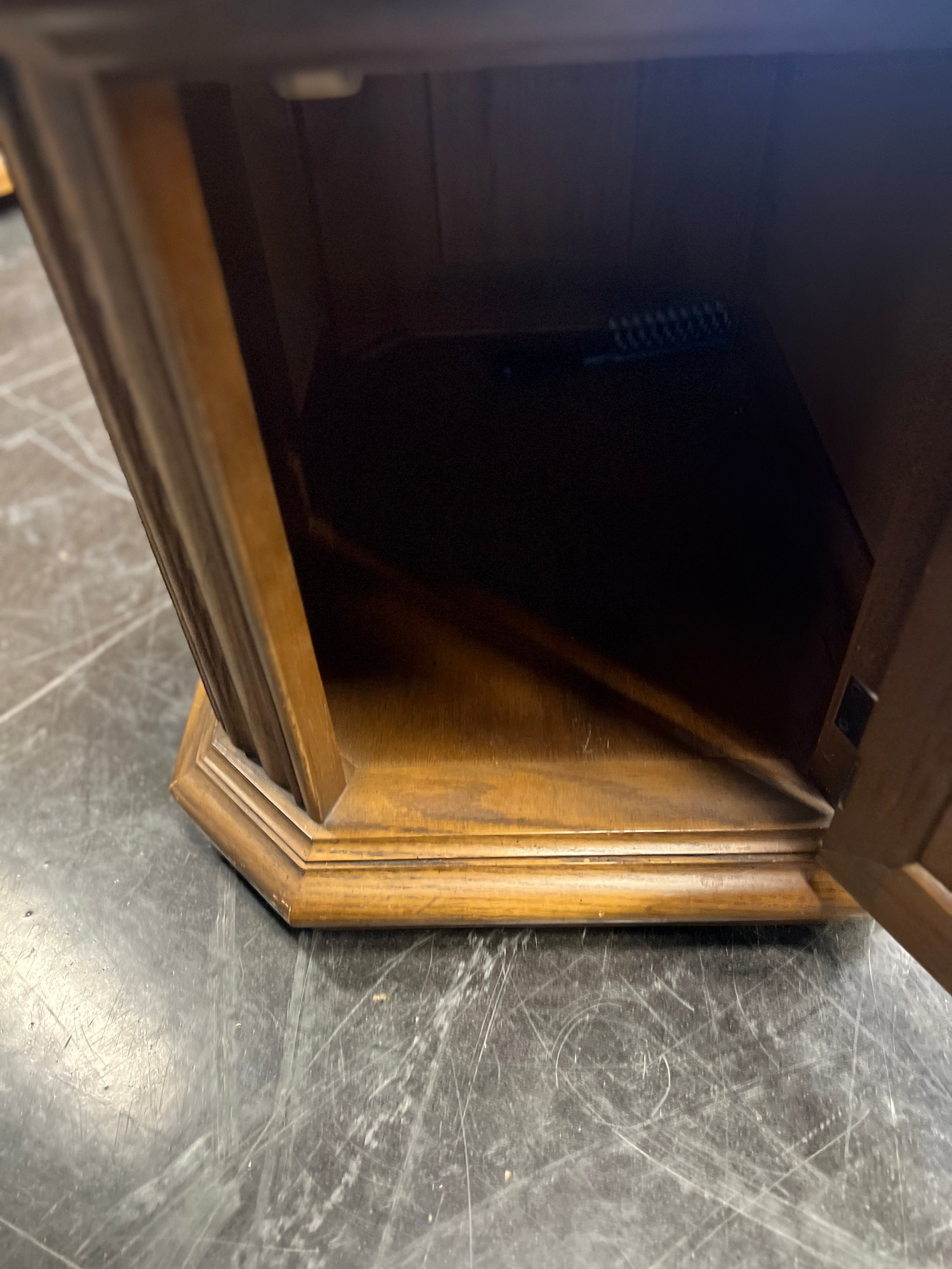 Large Square 2 Door End Table