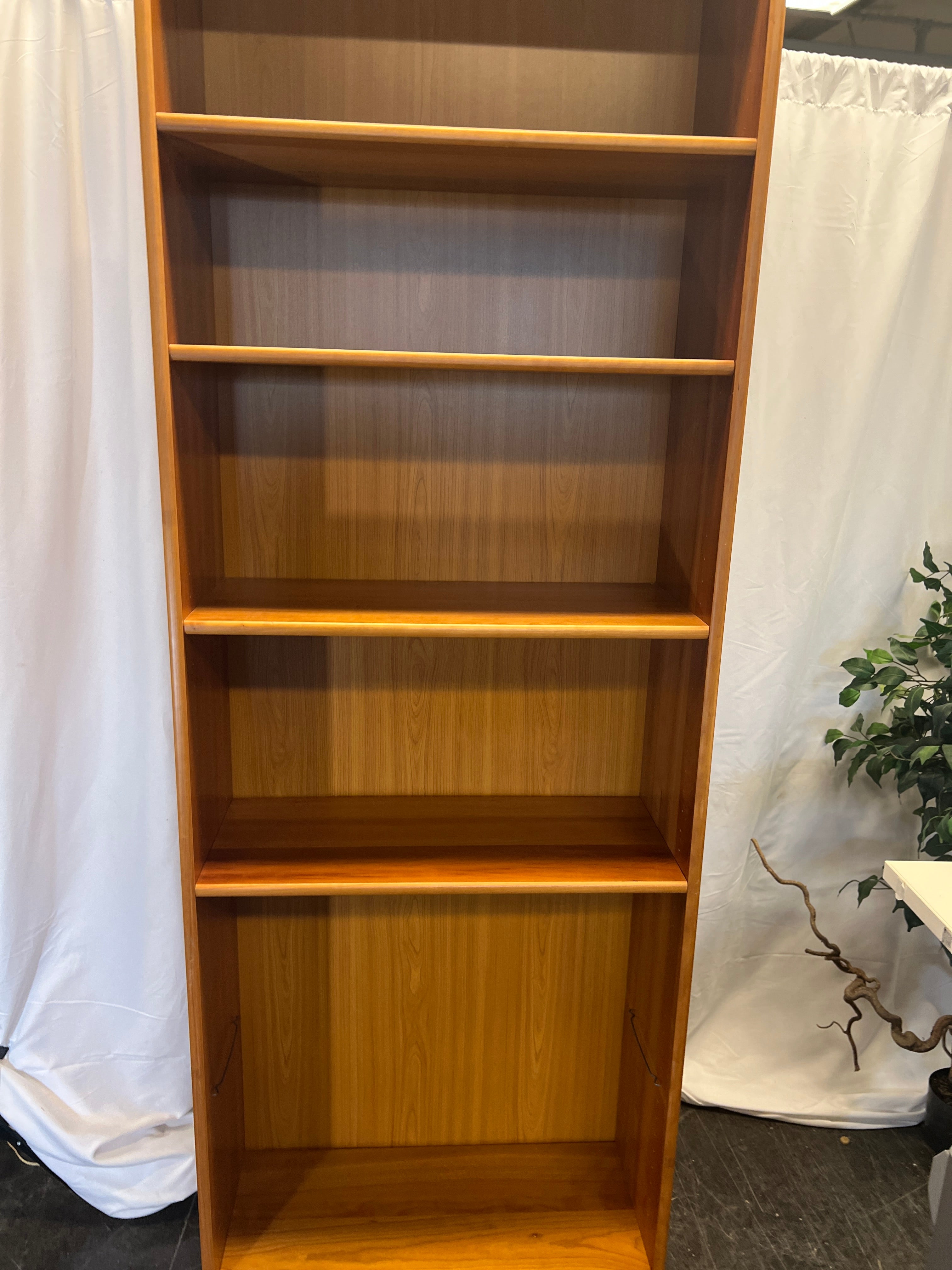 6 Shelf Wood Bookcase