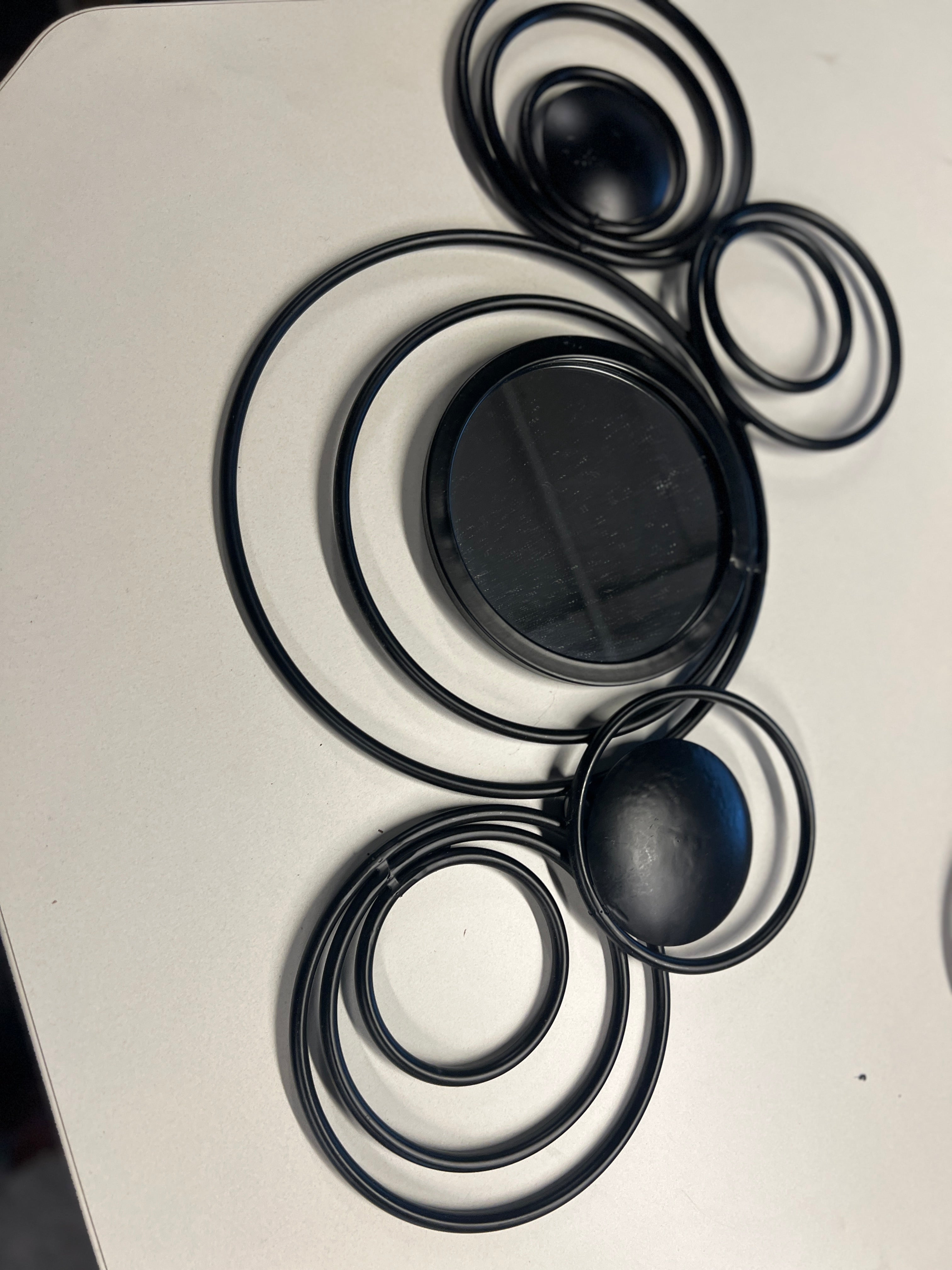 Black Circle Mirror