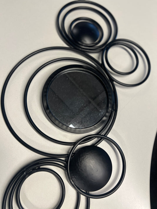 Black Circle Mirror