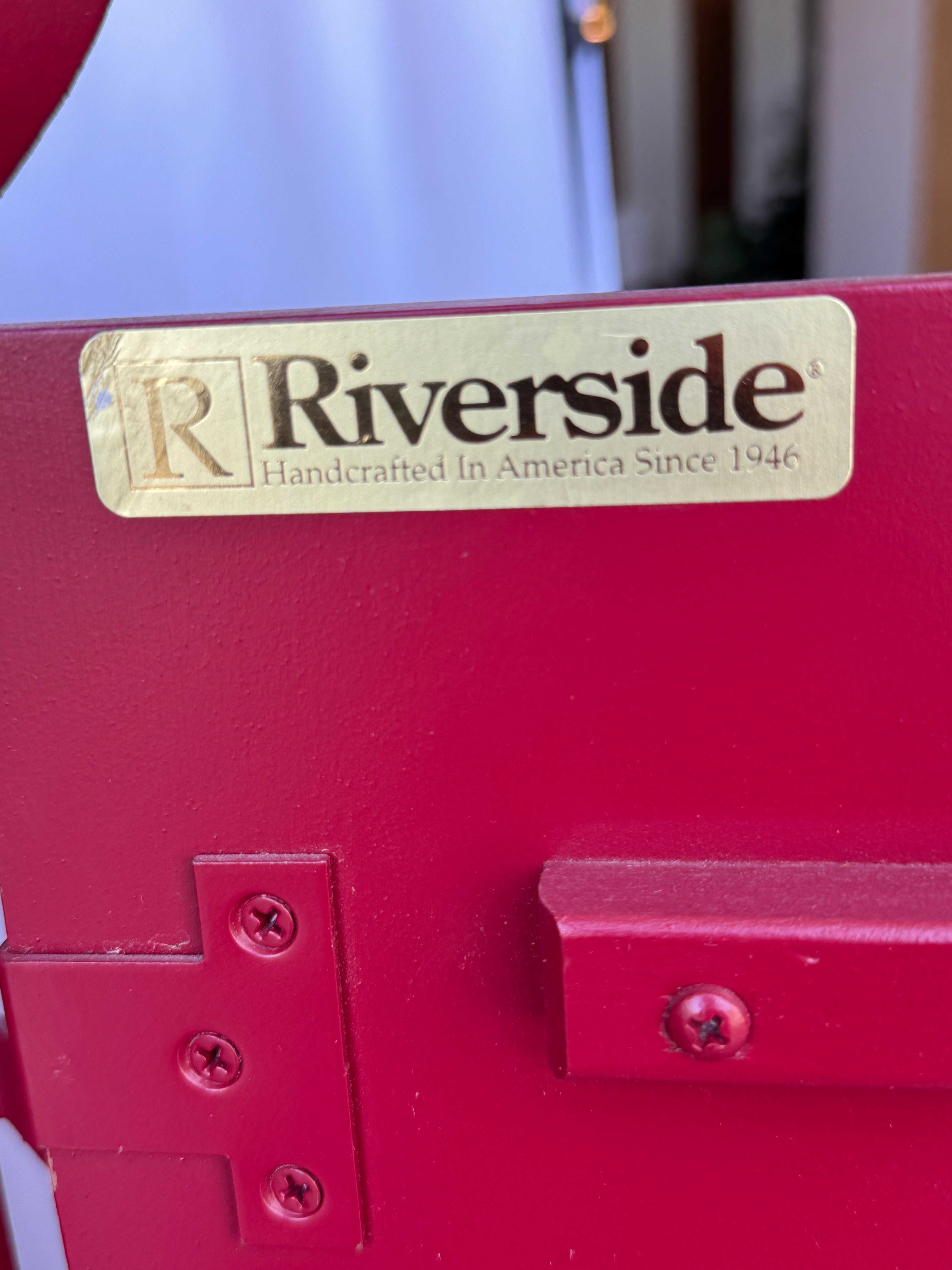 Riverside Merlot Narrow Media Cabinet