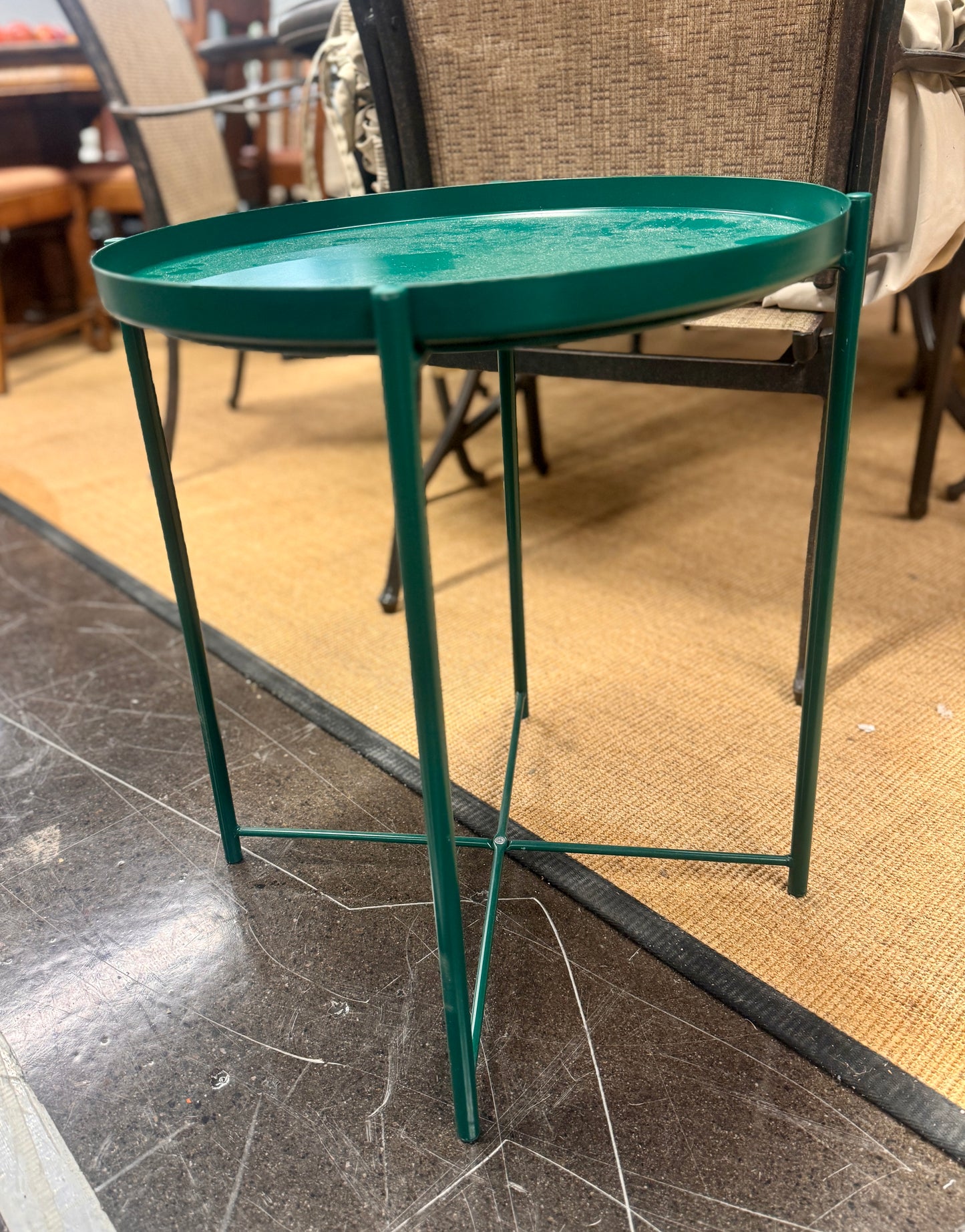 Green Ikea Gladom Table