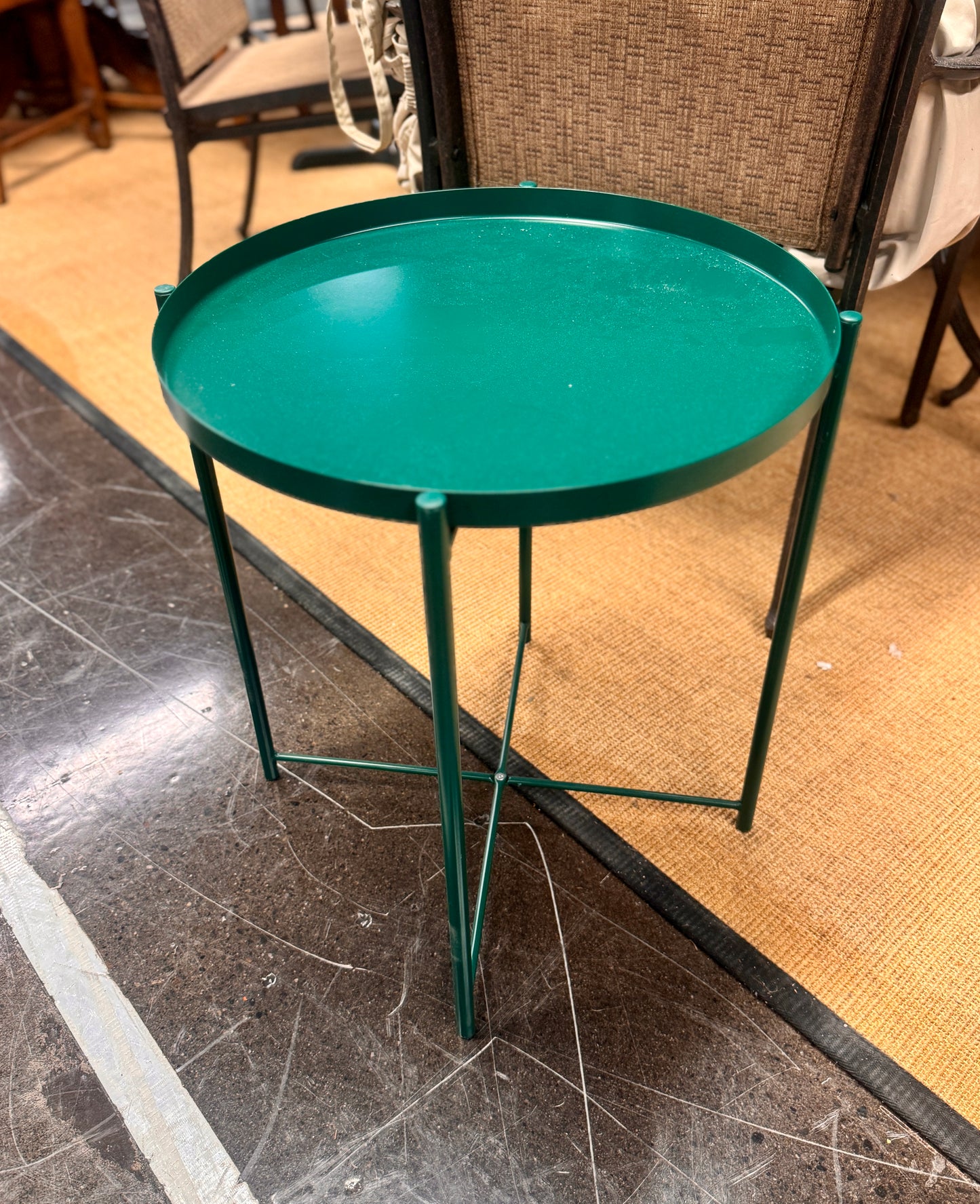Green Ikea Gladom Table