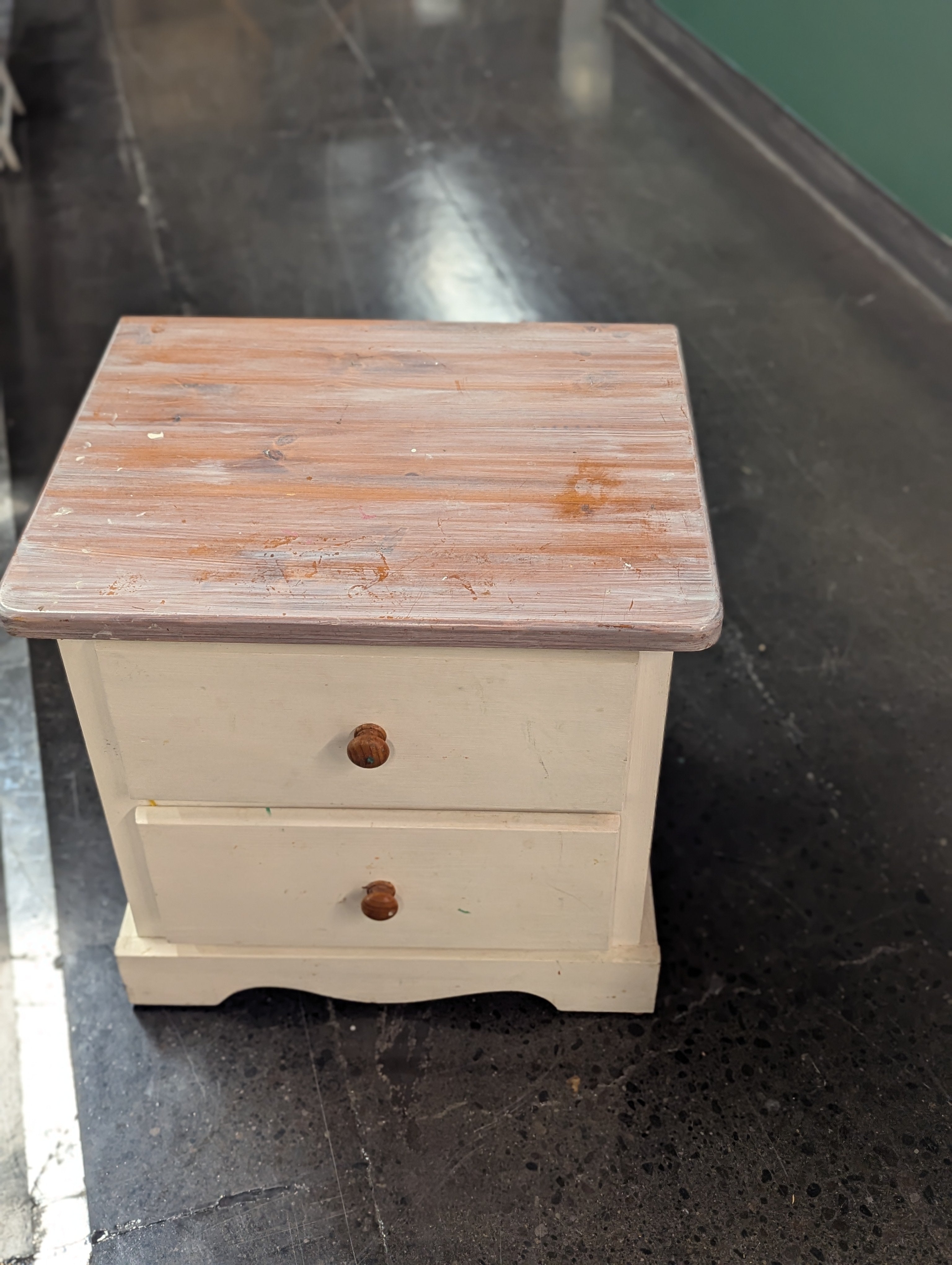 White Washed Night Stand