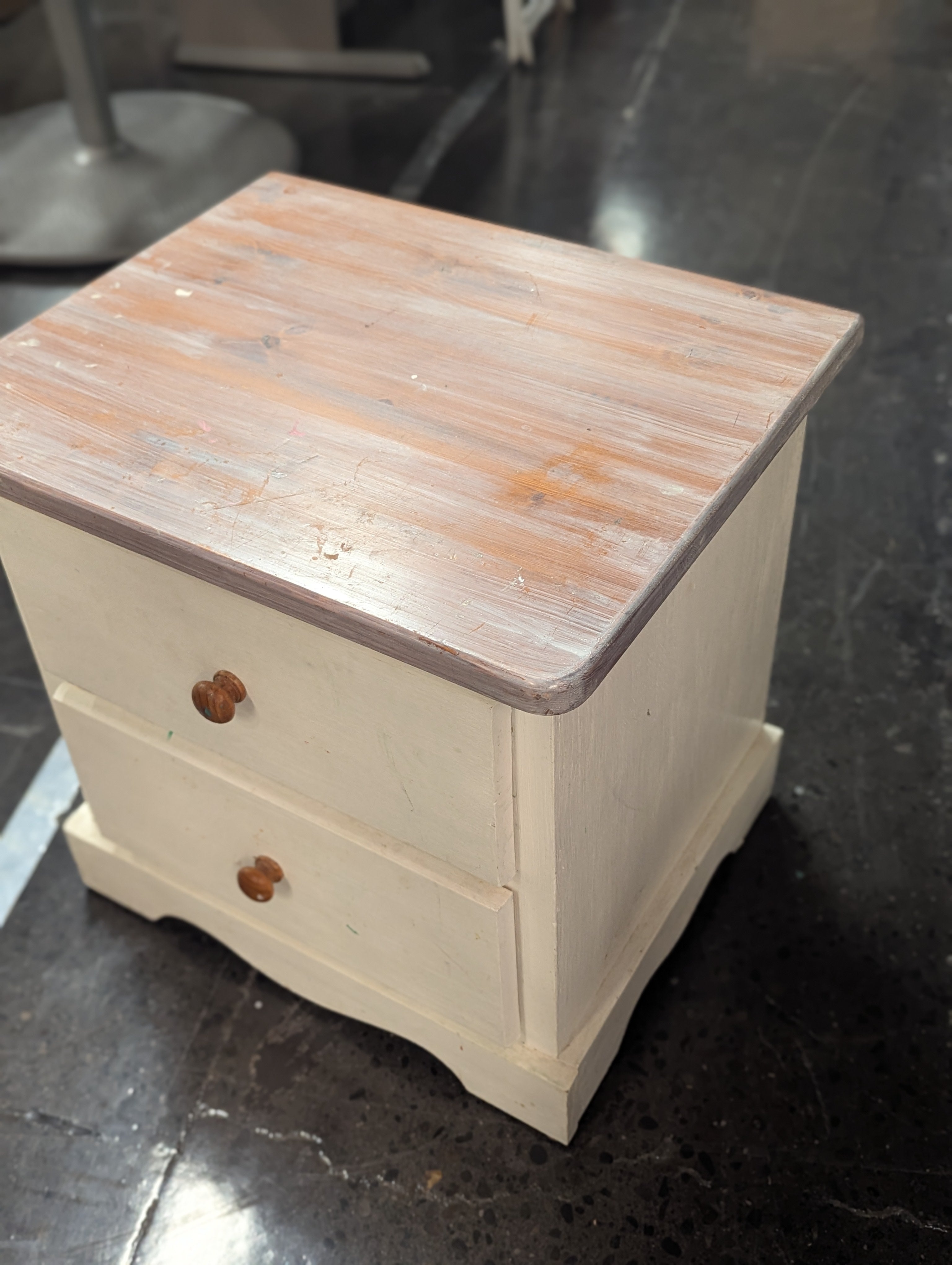 White Washed Night Stand