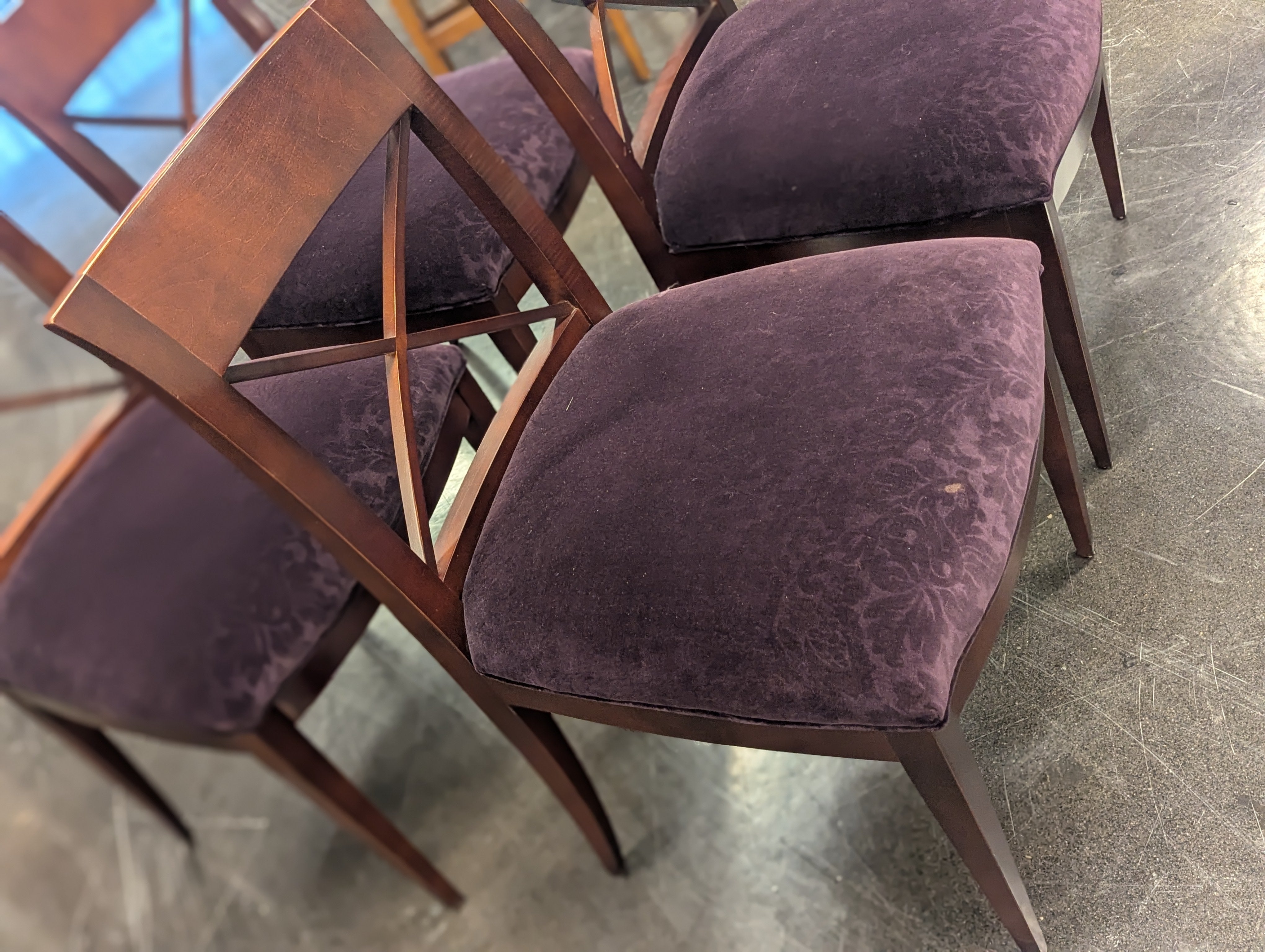 SET OF 4 Baker Upholstered Chairs