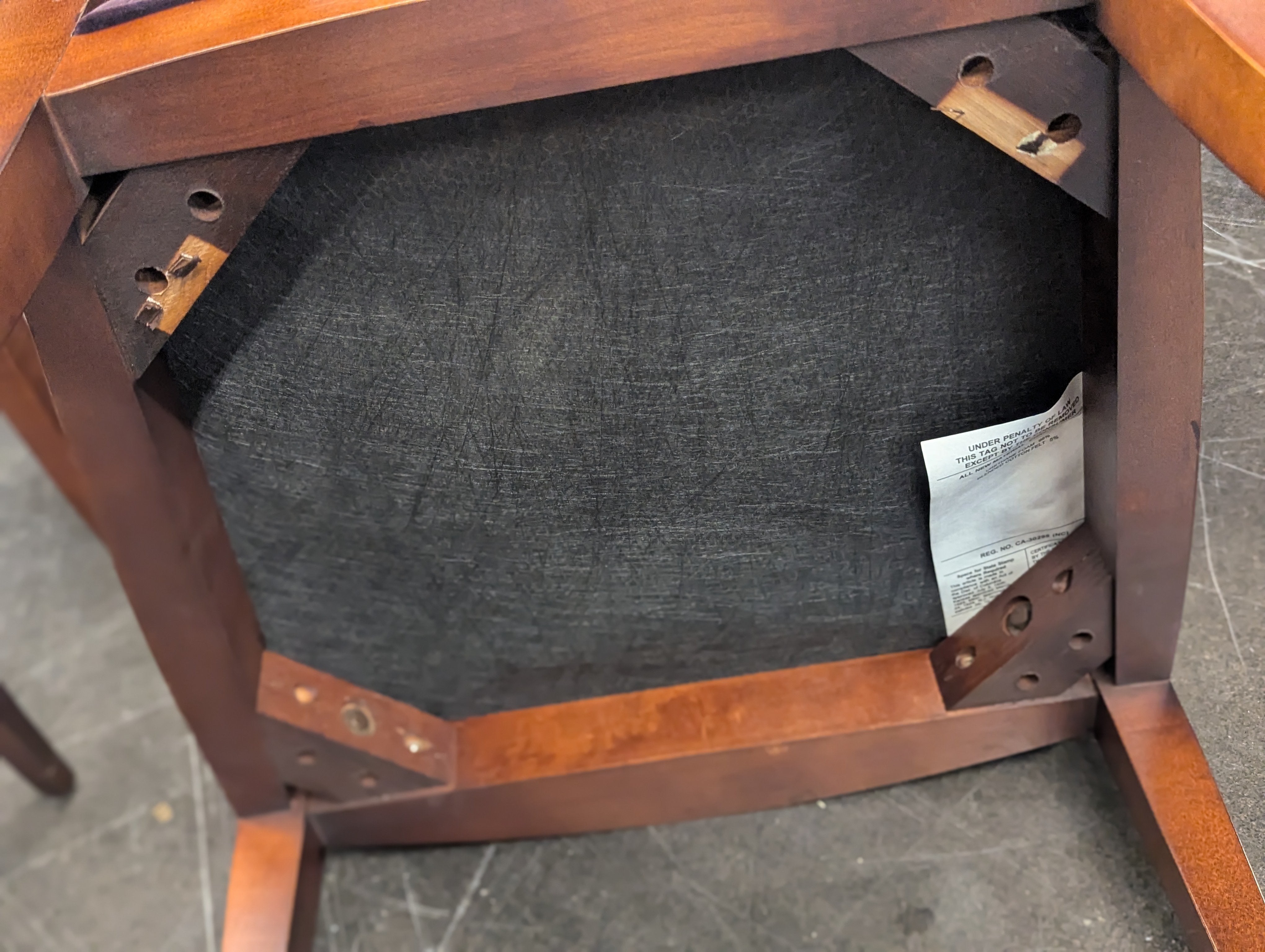 SET OF 4 Baker Upholstered Chairs