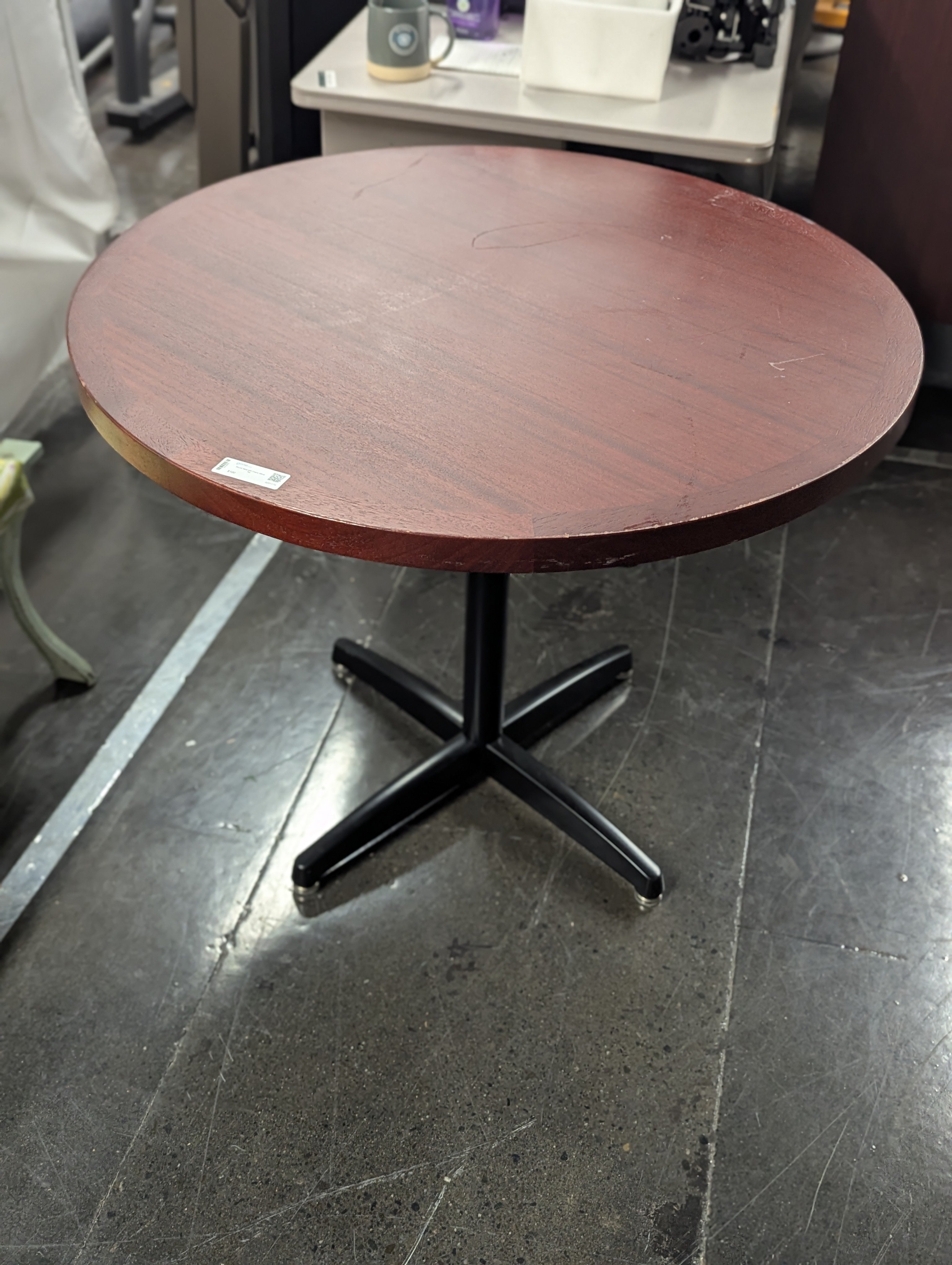 Small Cherrywood Round Dining Table