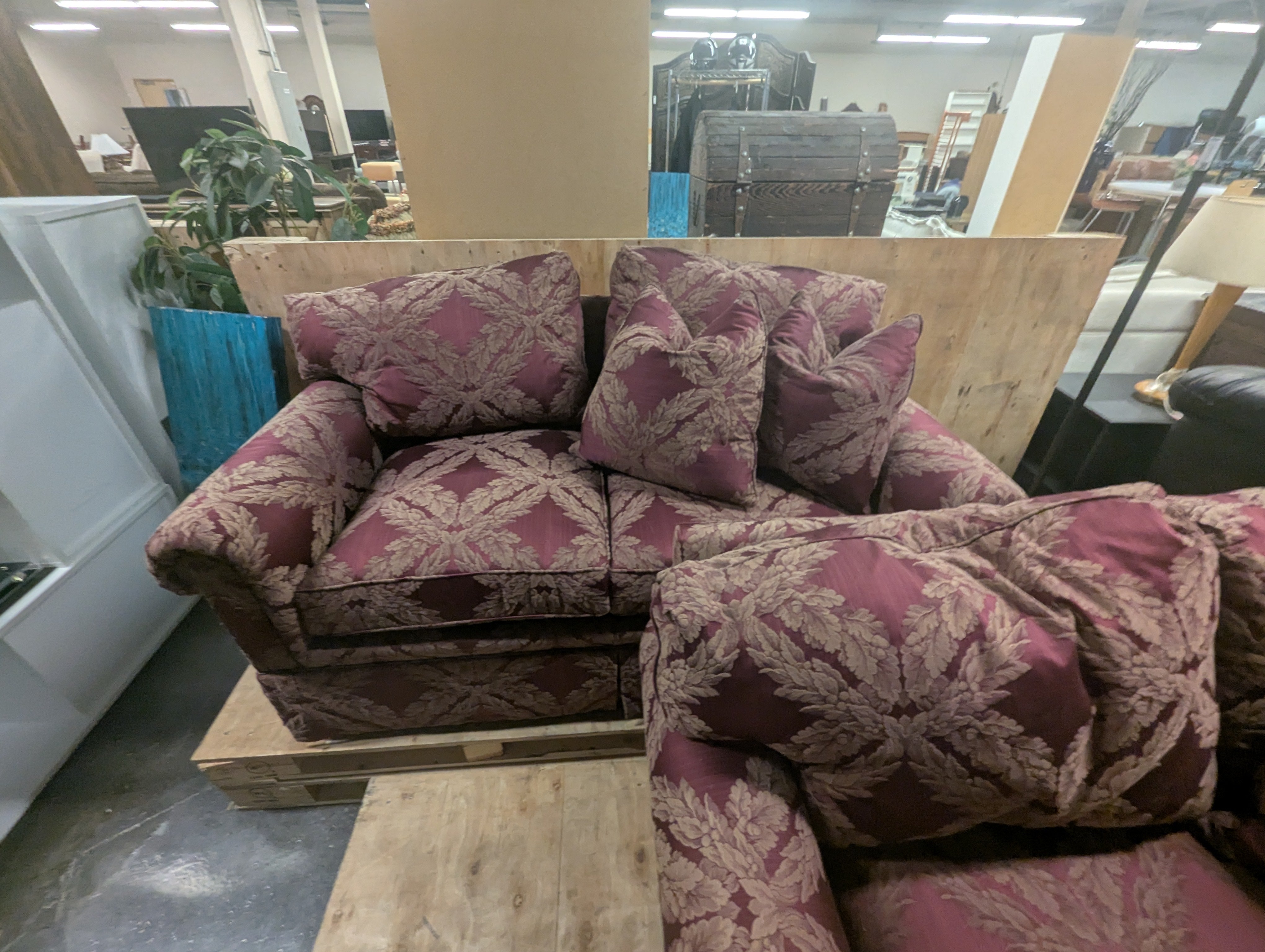 Valley Furniture Custom Jacquard Loveseat