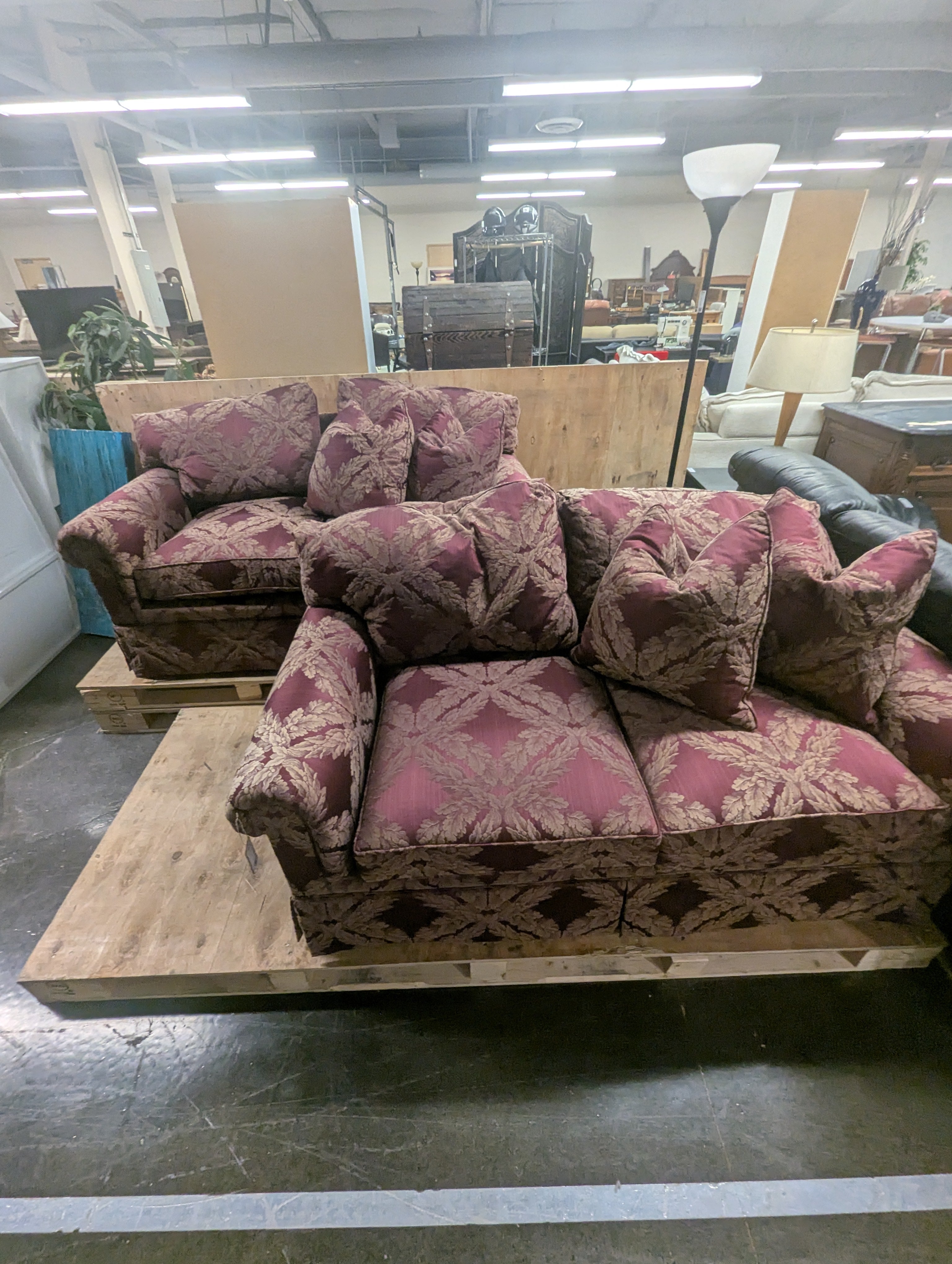 Valley Furniture Custom Jacquard Loveseat