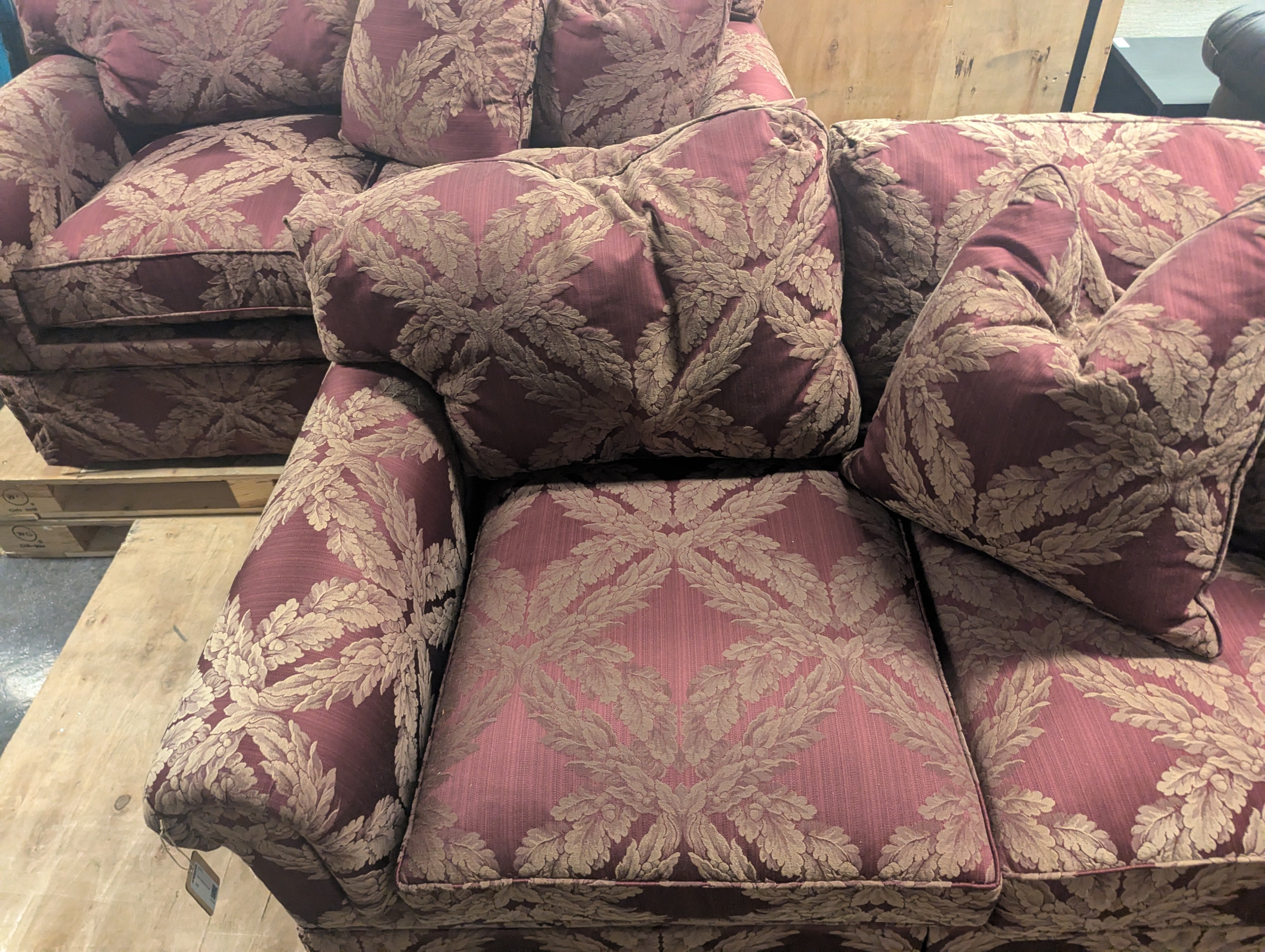 Valley Furniture Custom Jacquard Loveseat