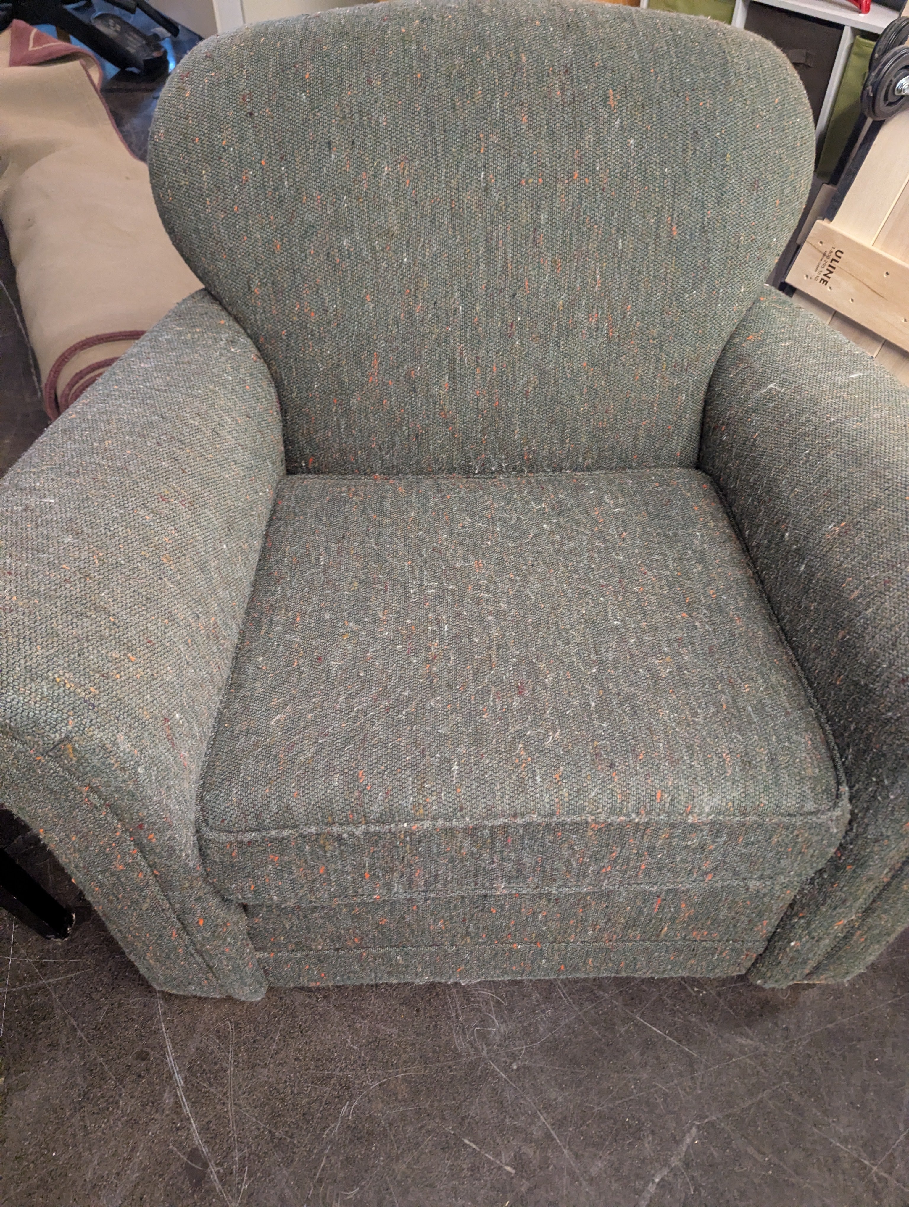 Green/Gray Armchair