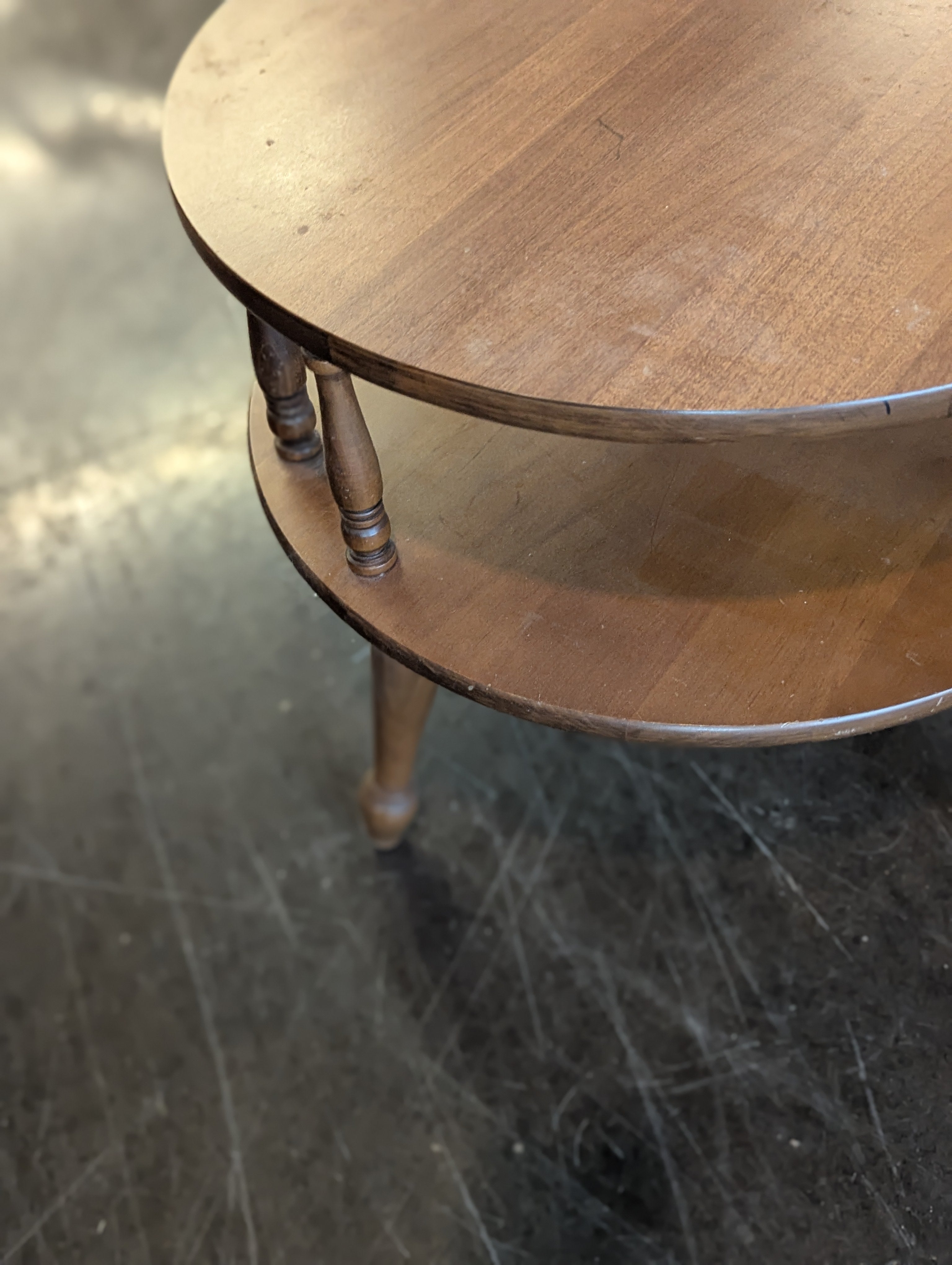 Mersman Round Two Tier Side Table