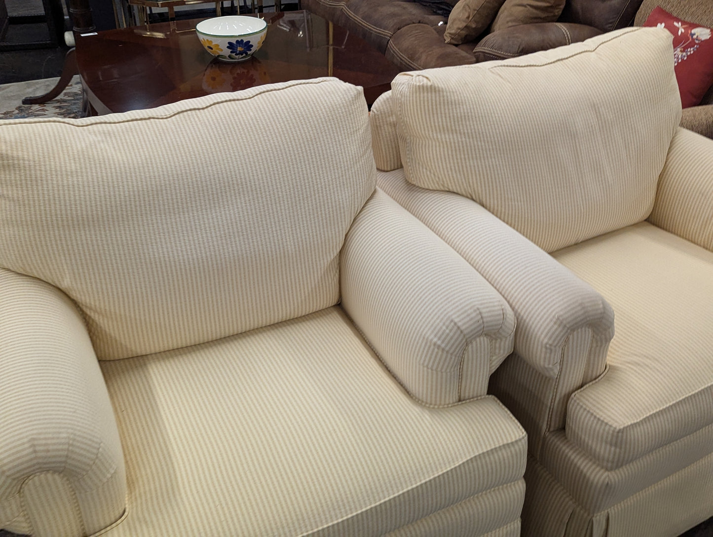 Striped chairs (set of two)
