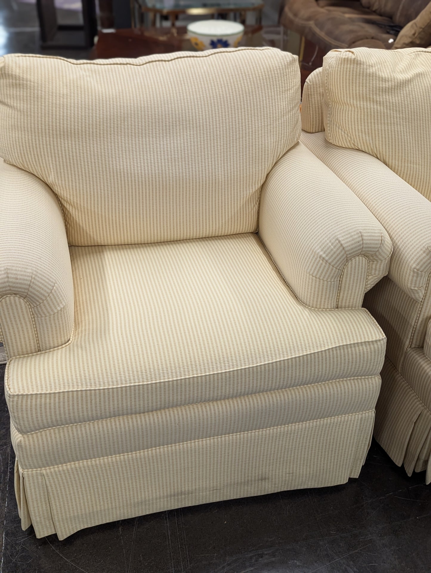 Striped chairs (set of two)