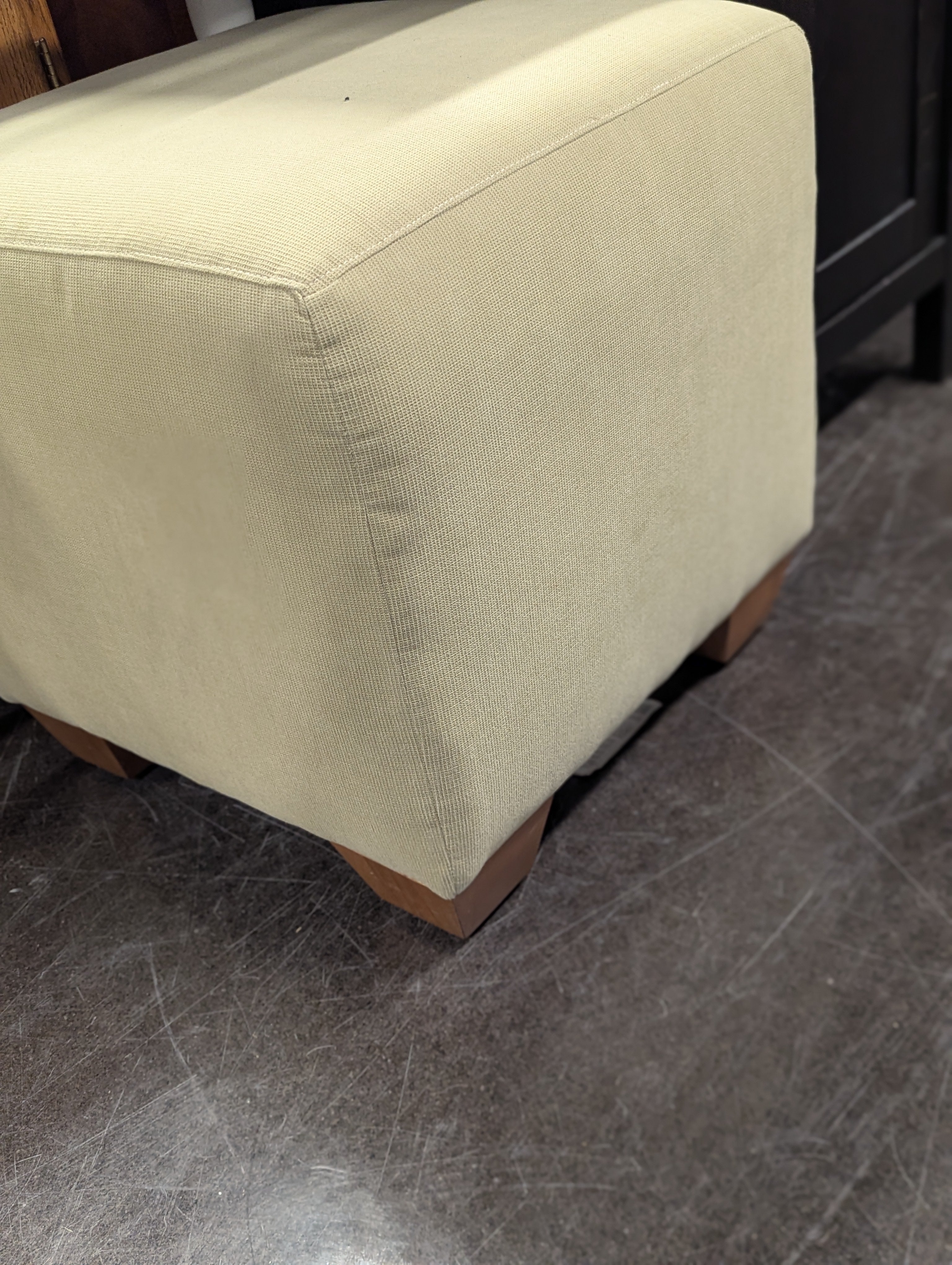 Light Beige Ottoman