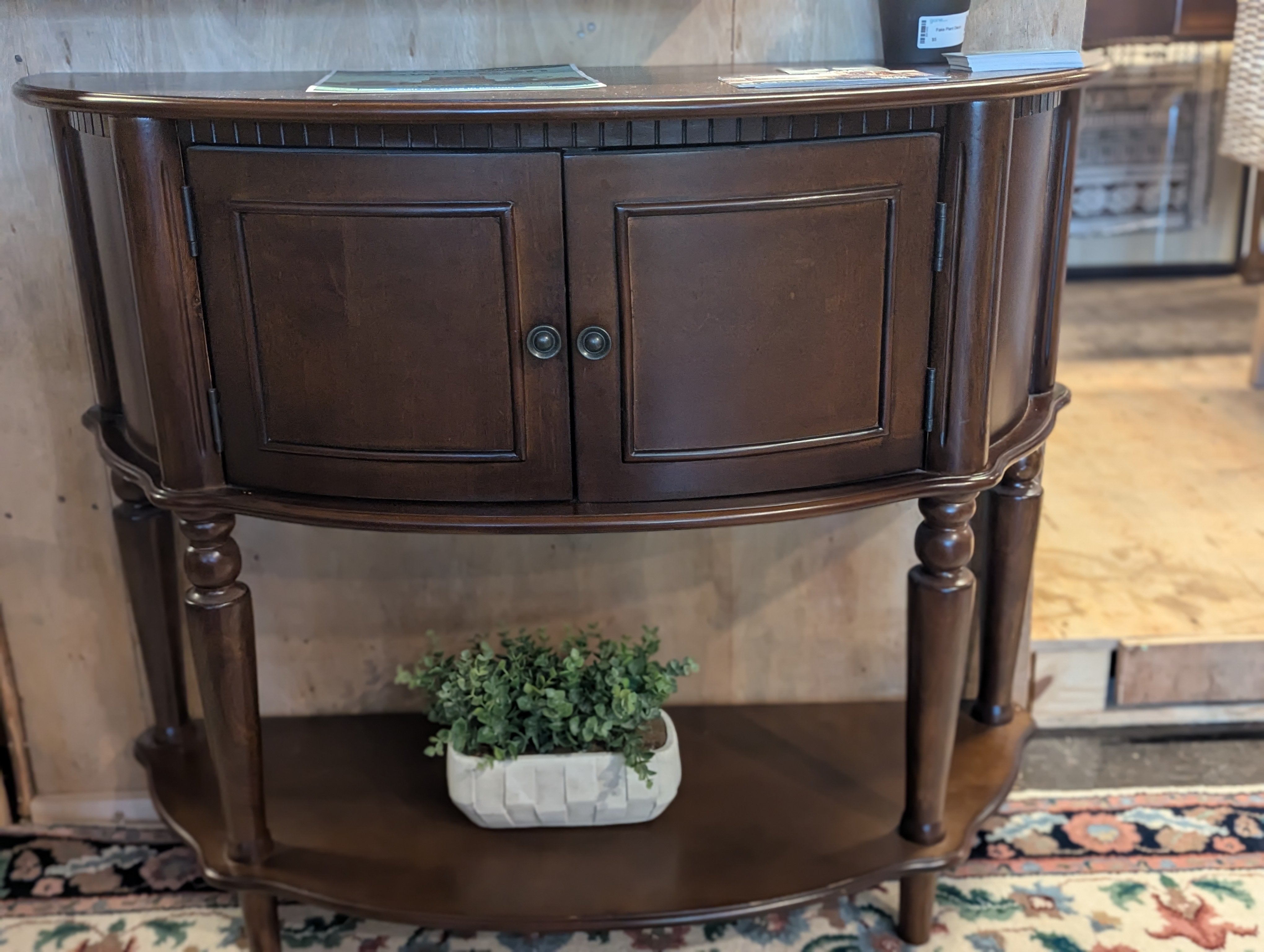 Demilune Entryway Table