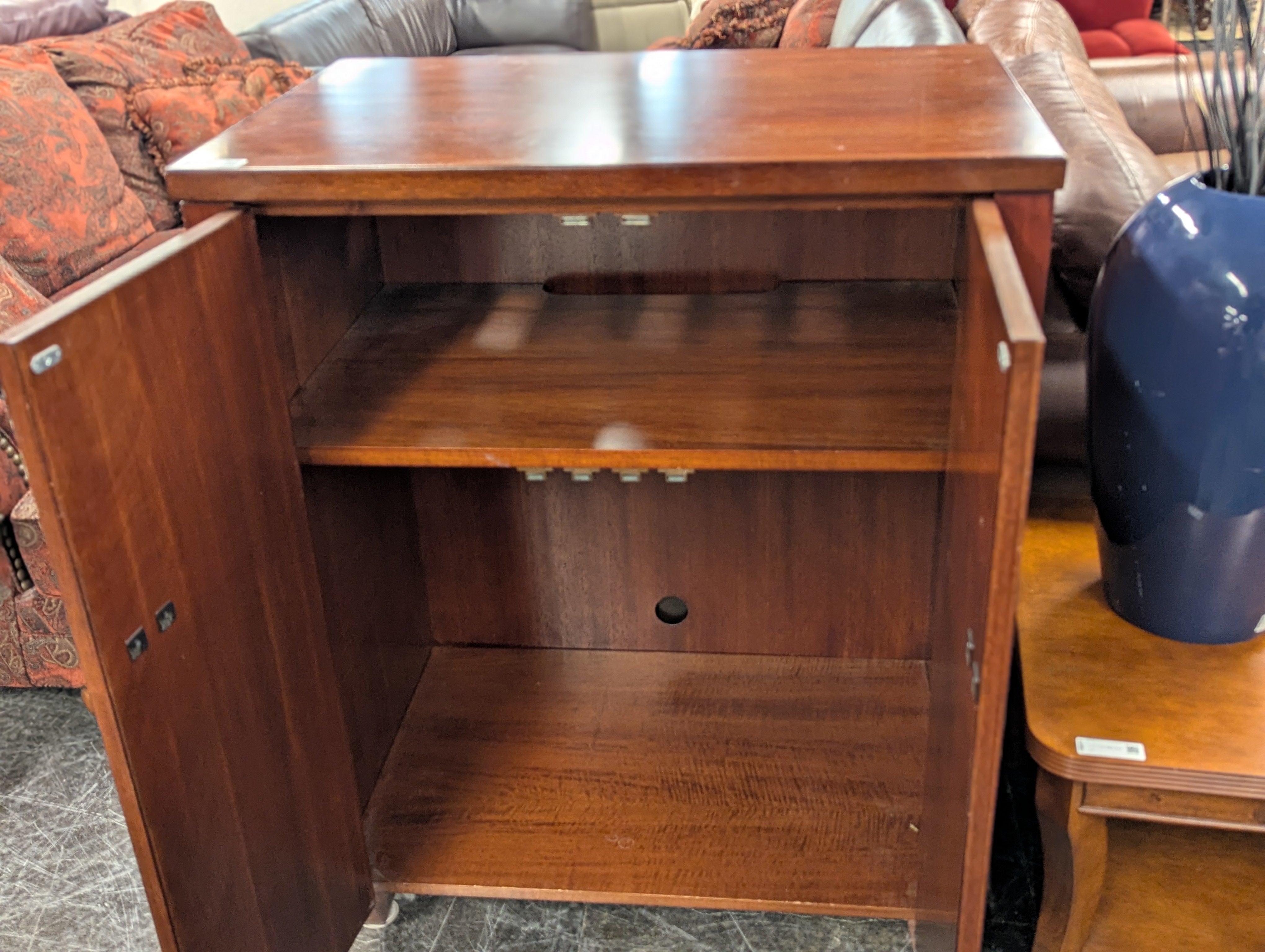 2 Door Short Media Cabinet