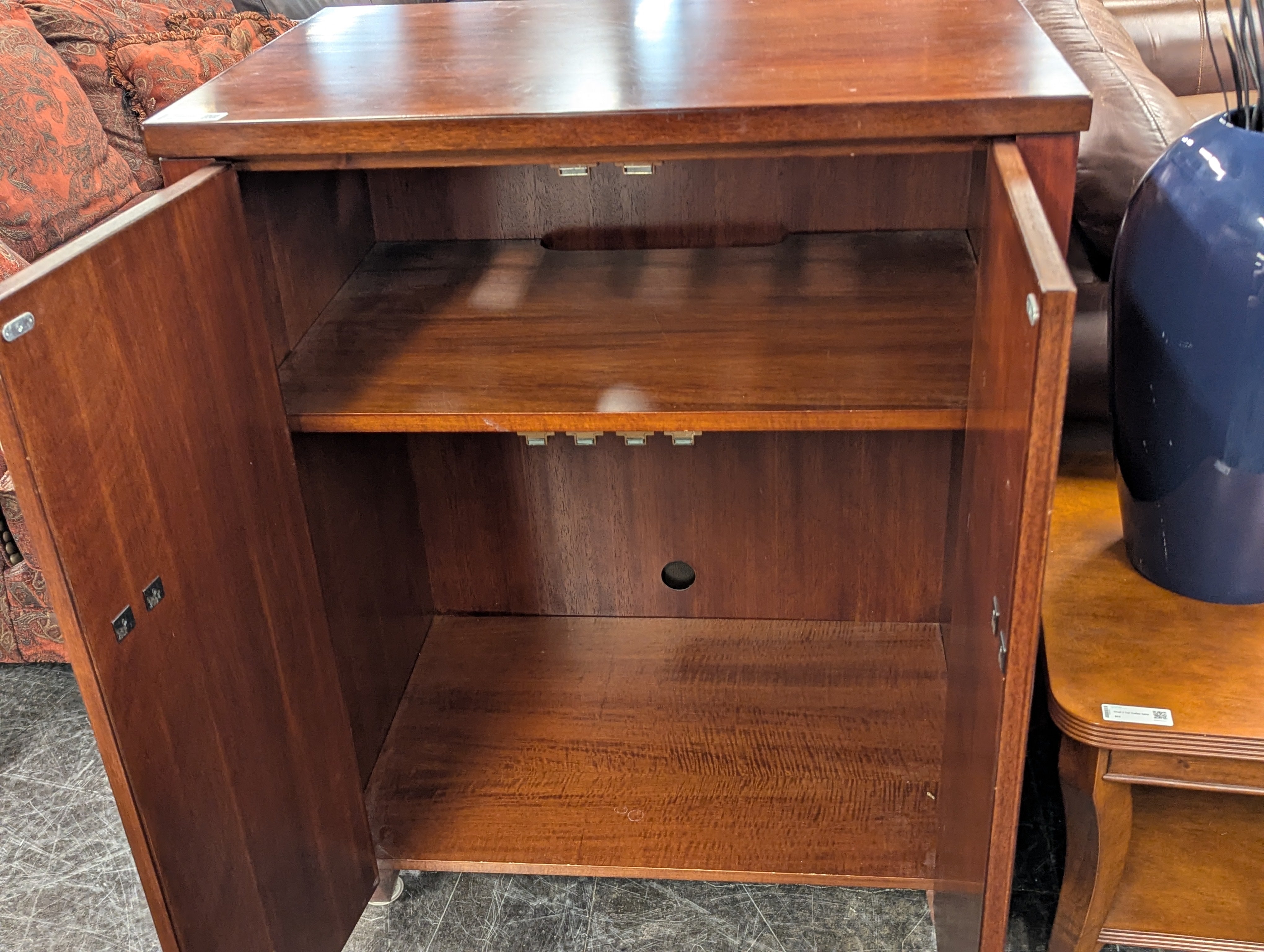 2 Door Short Media Cabinet