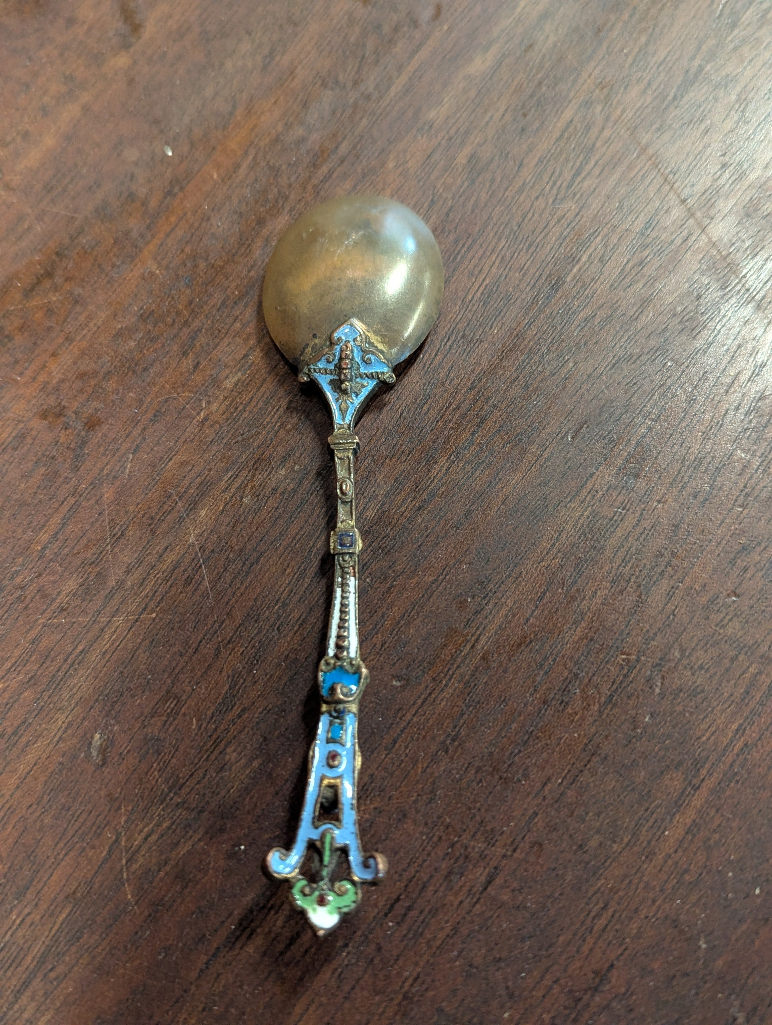 Enamel Souvenir Spoon