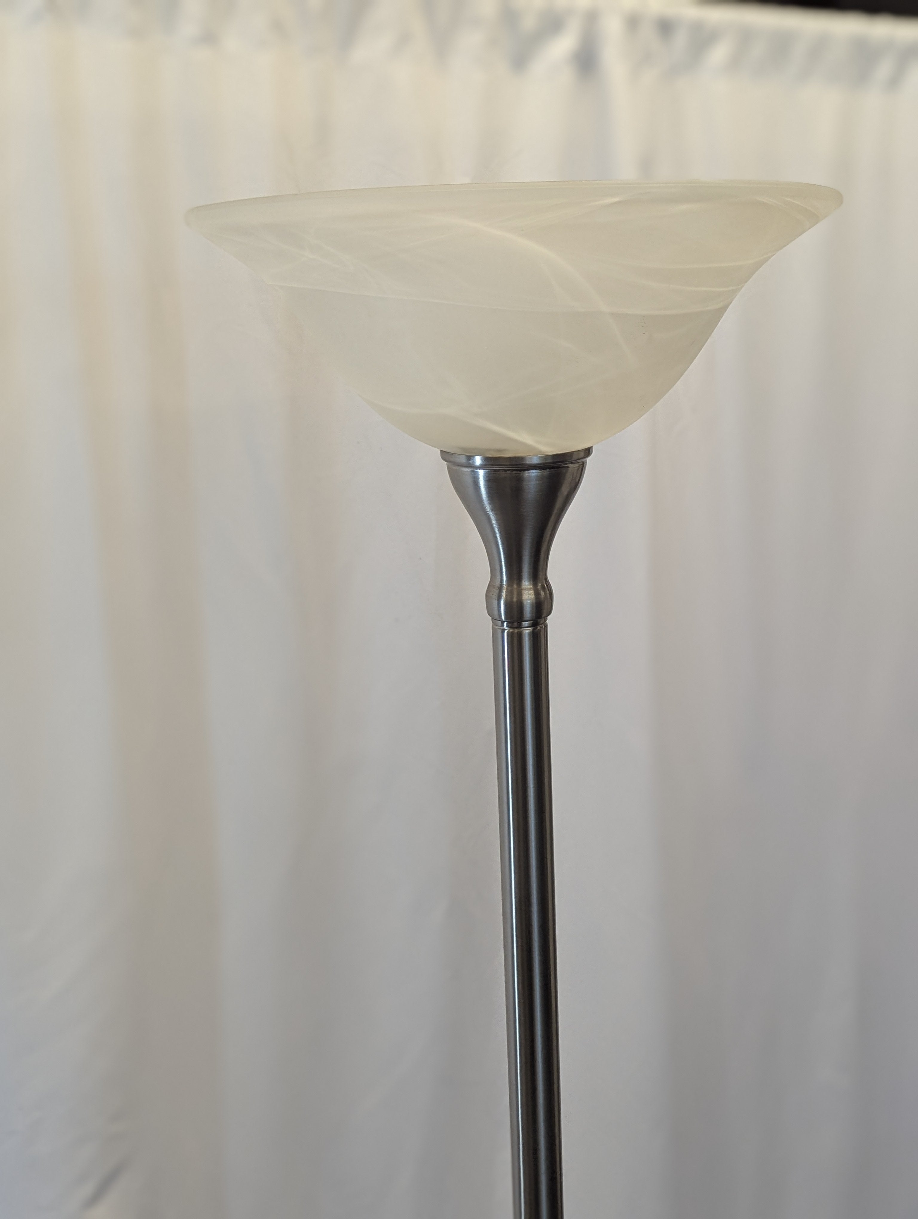 Silver Stand Sconce Floor Lamp