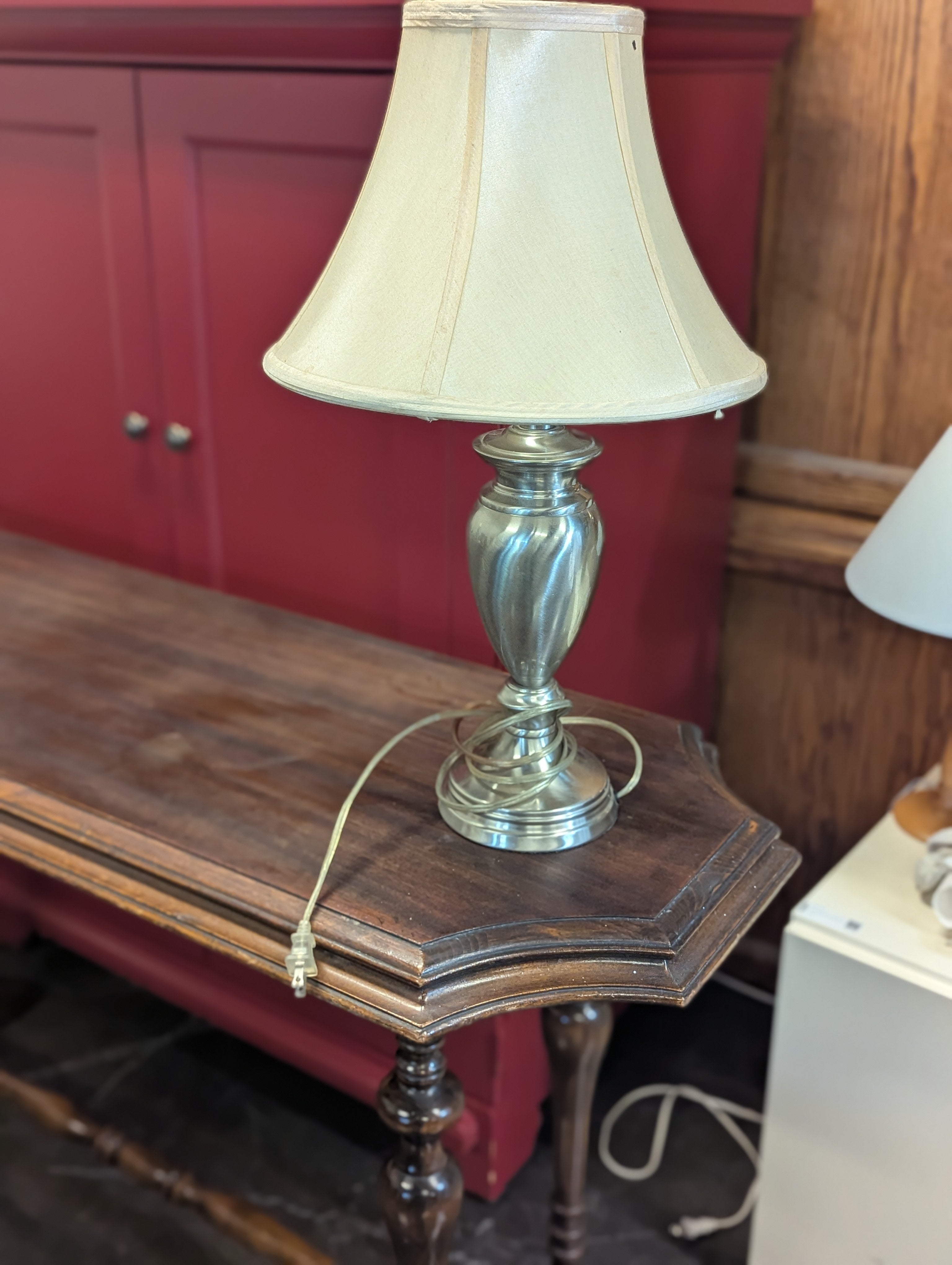Chrome Table Lamp