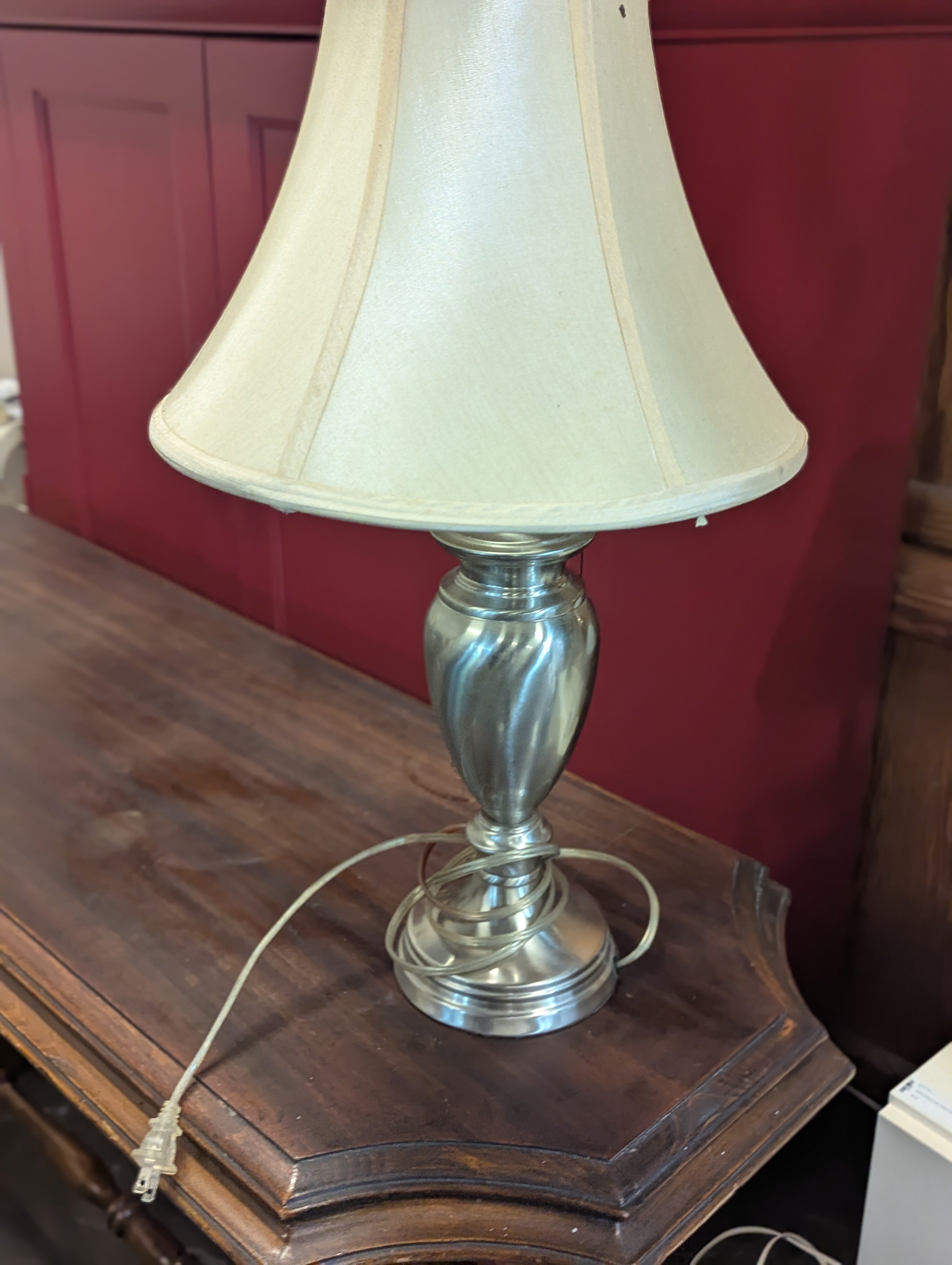 Chrome Table Lamp