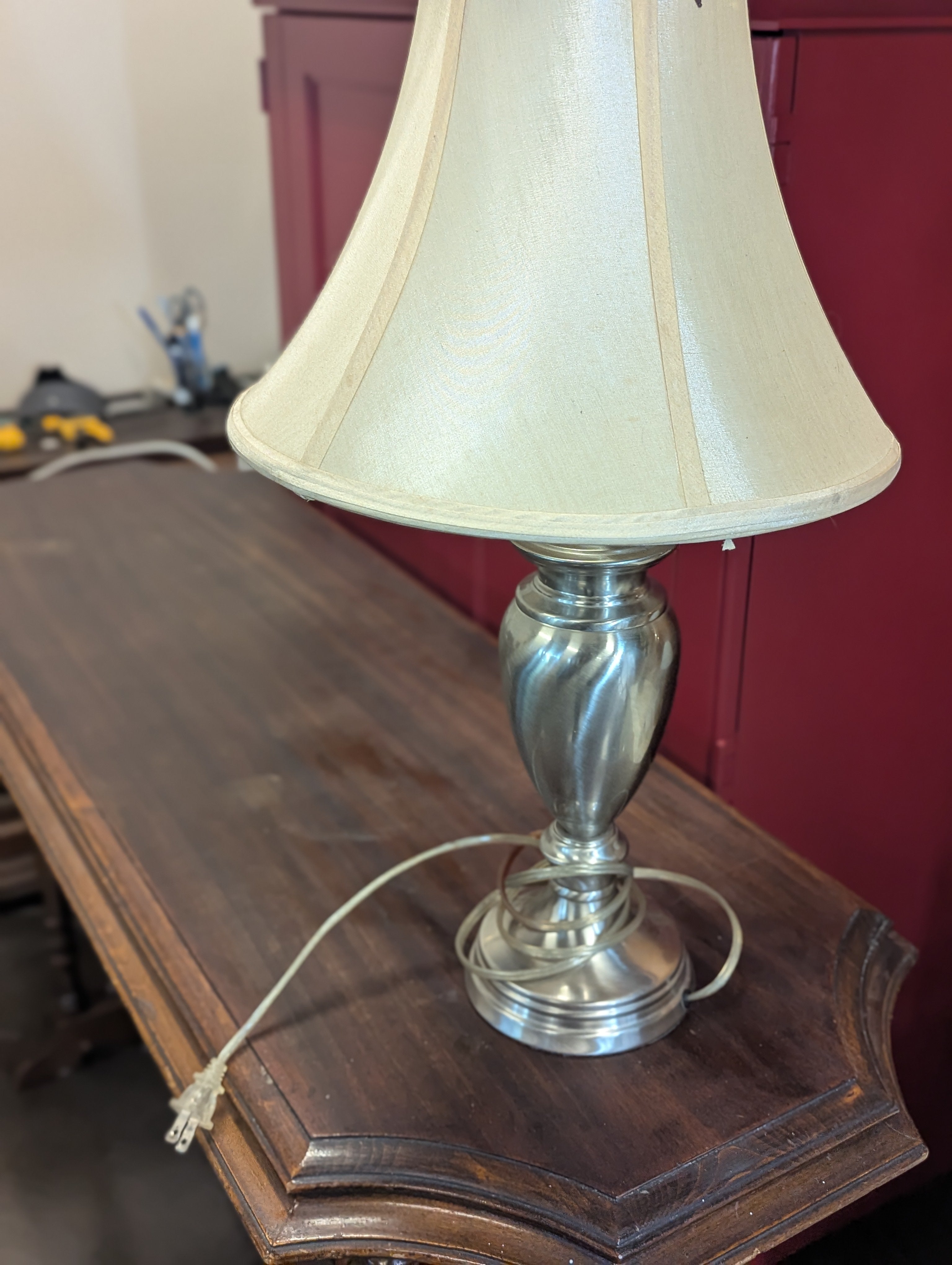 Chrome Table Lamp