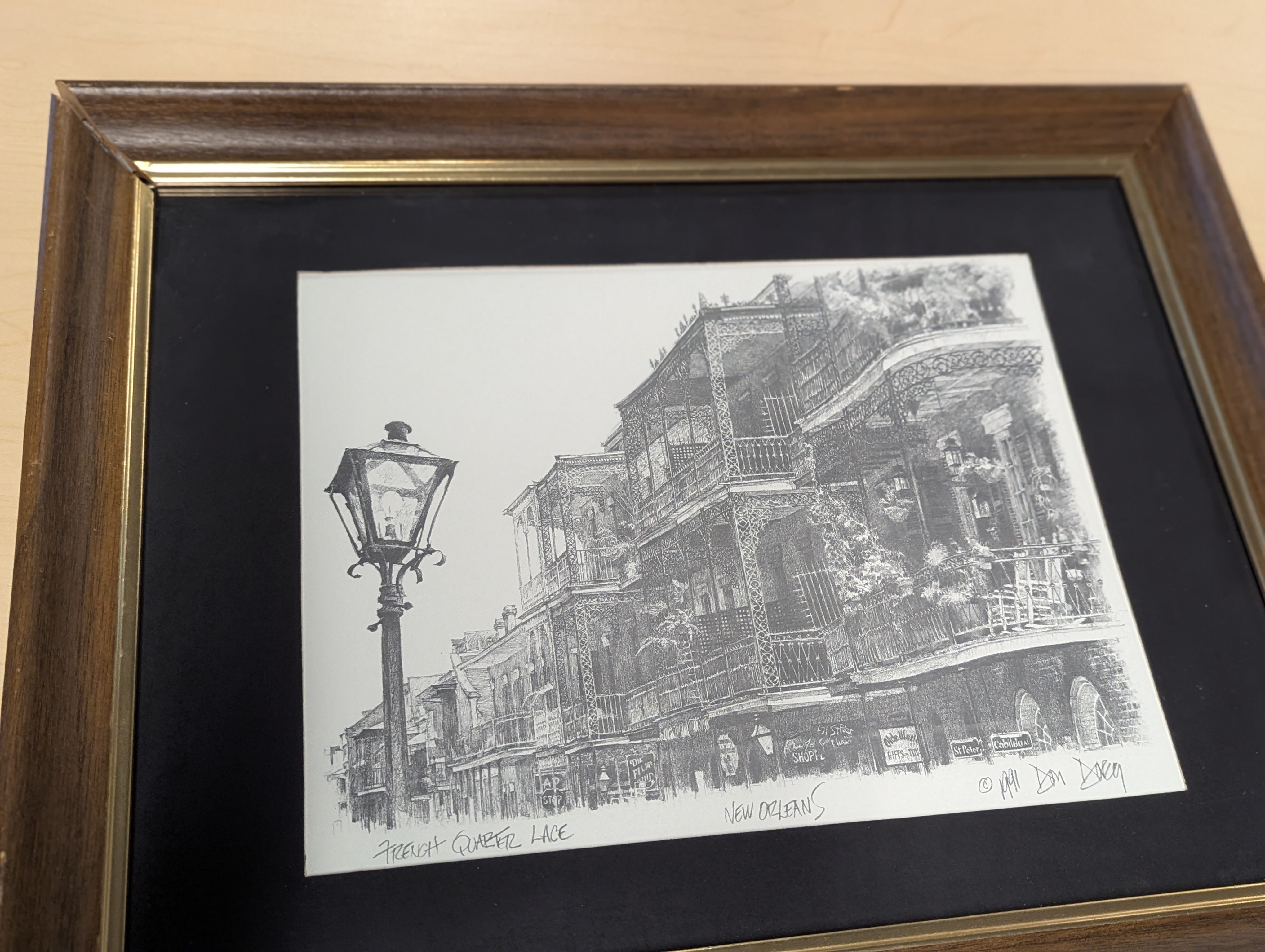 New Orleans Print "French Quarter Lace" by Don Davey