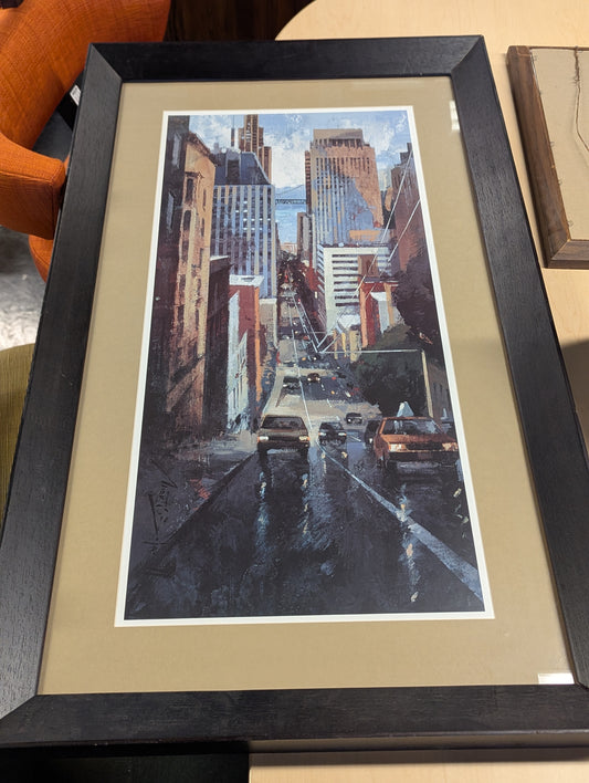 Vertical Print of San Francisco