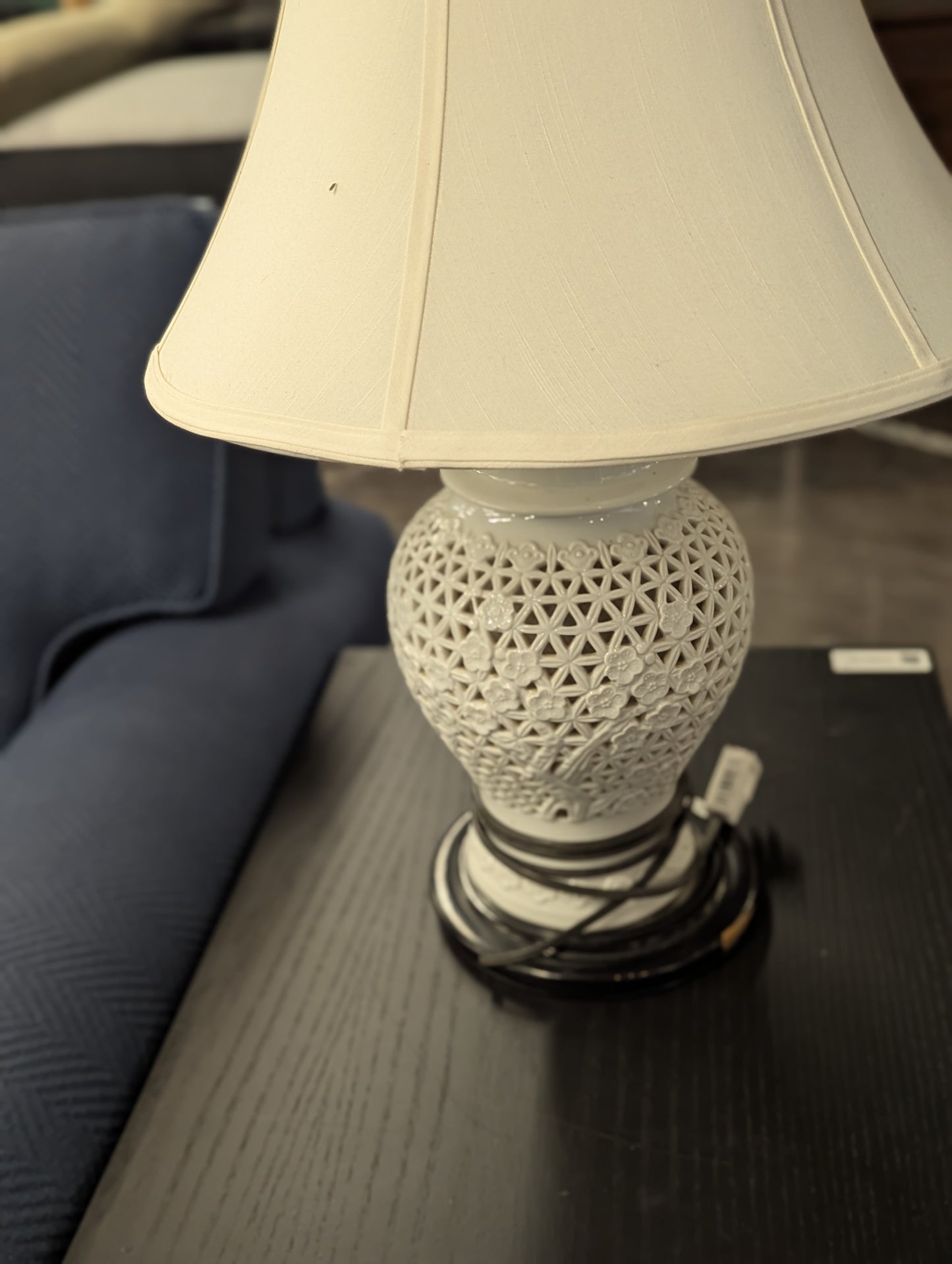 Ginger Jar Form Blanc De Chine Boudoir Table Lamp (SET OF 2)