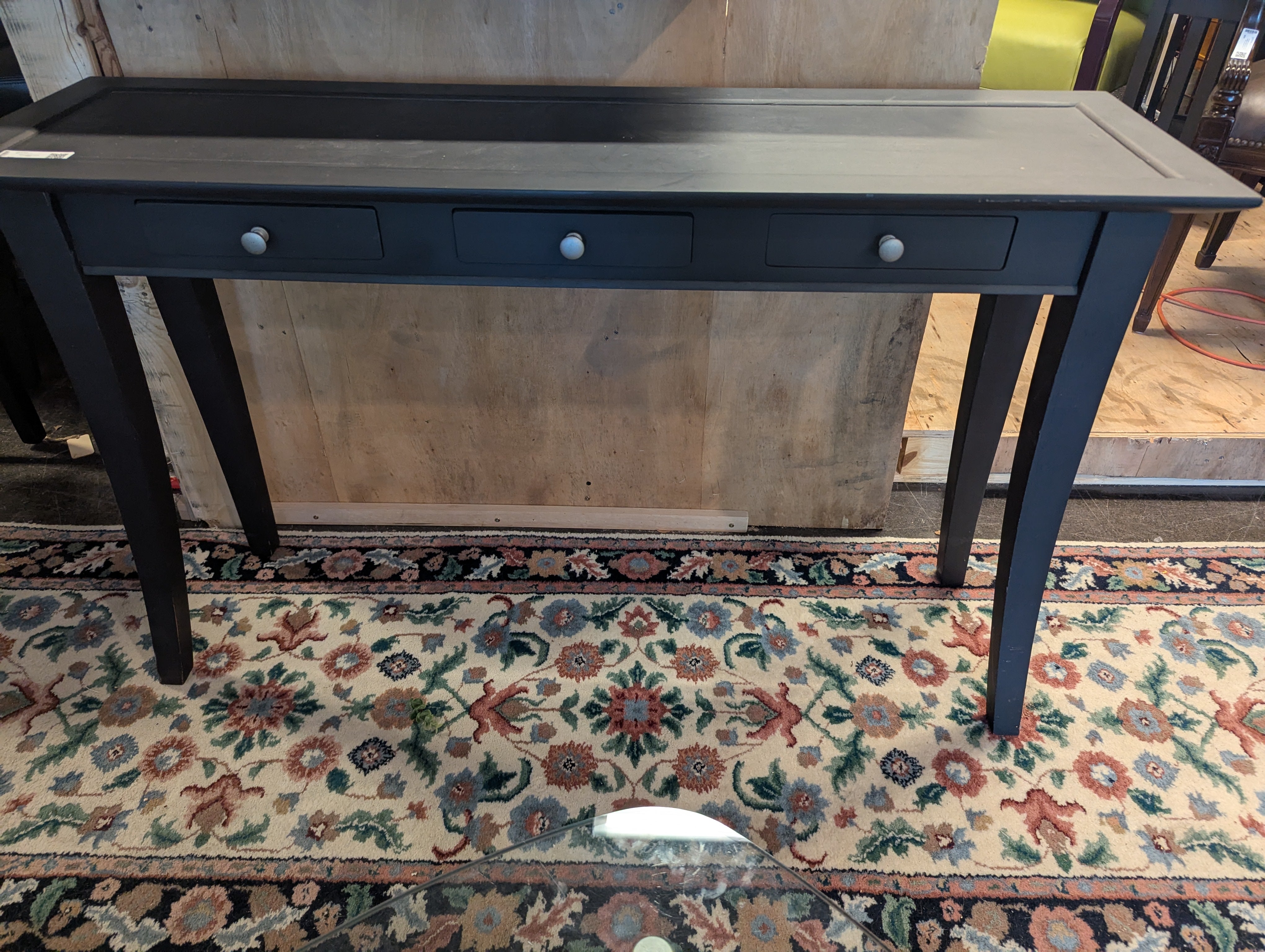 Simple Black Couch Table