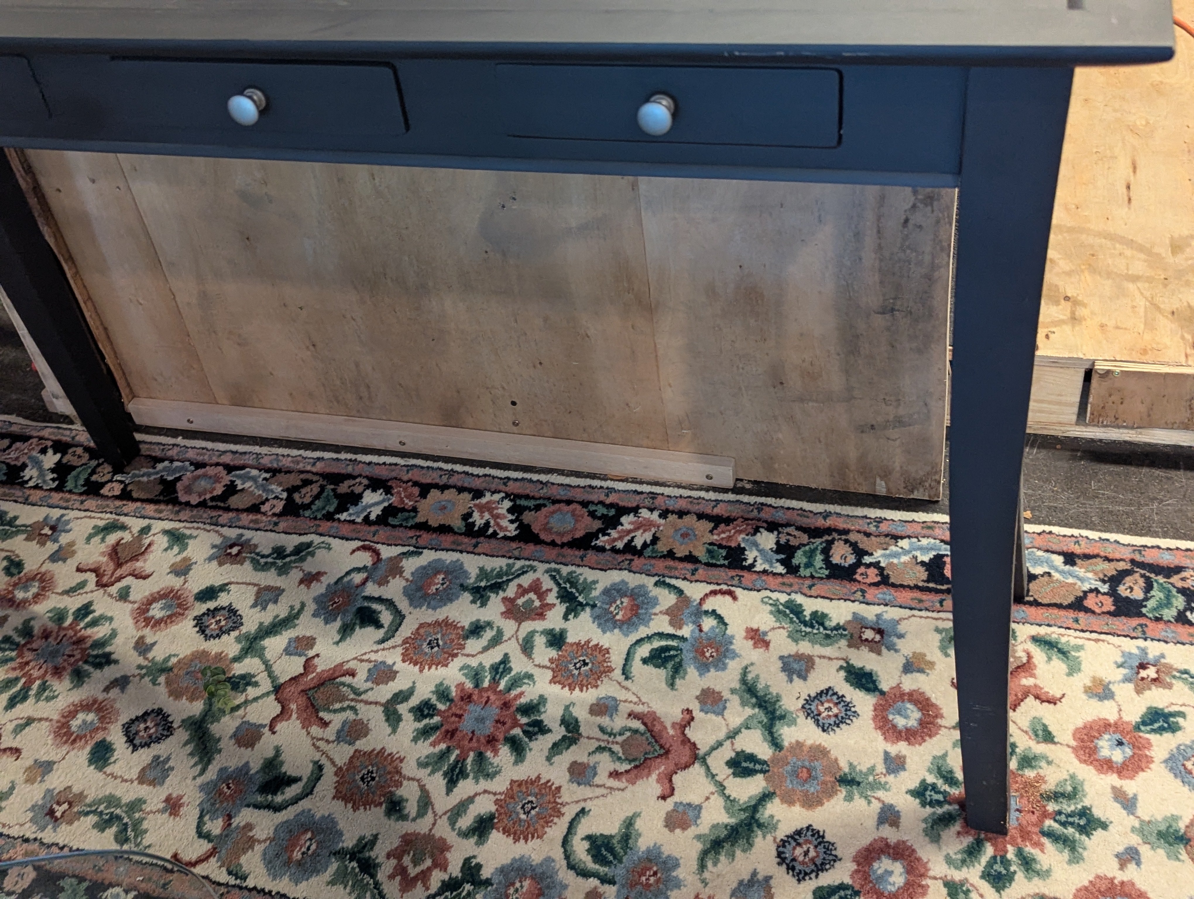Simple Black Couch Table