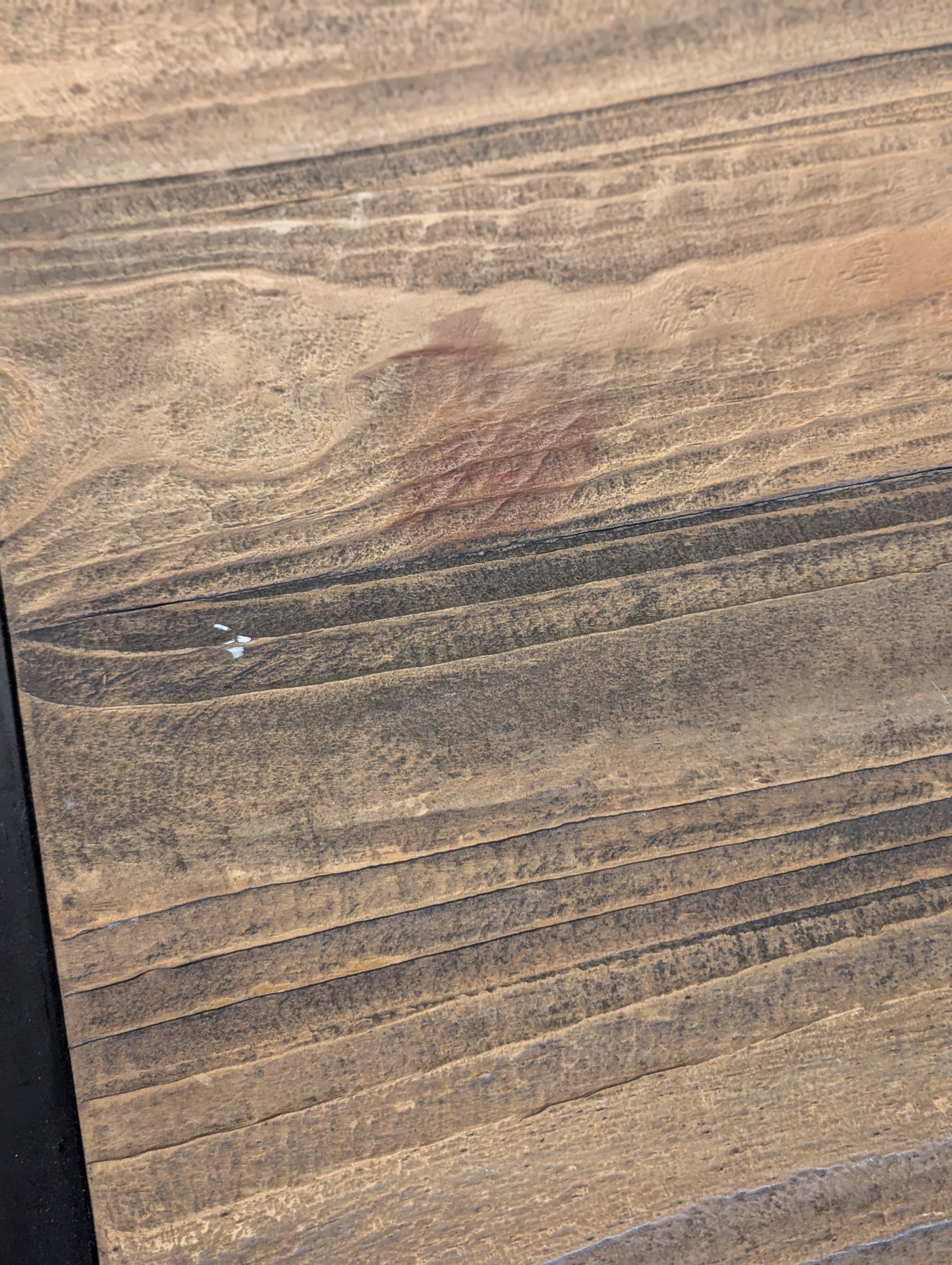 Wood And Metal End Table