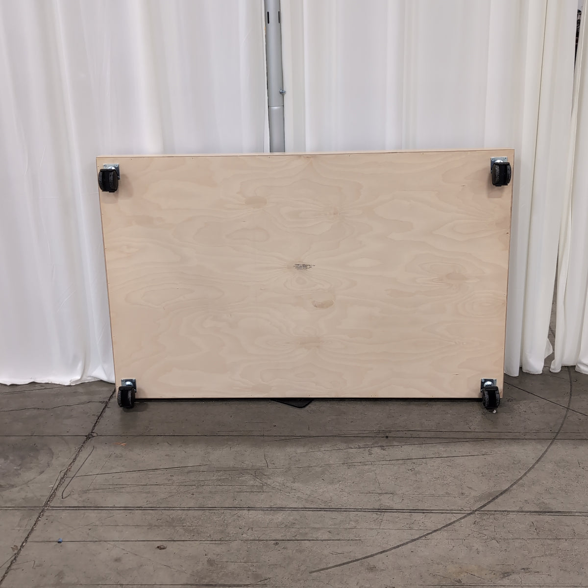 Light Wood Low Profile Platform Base