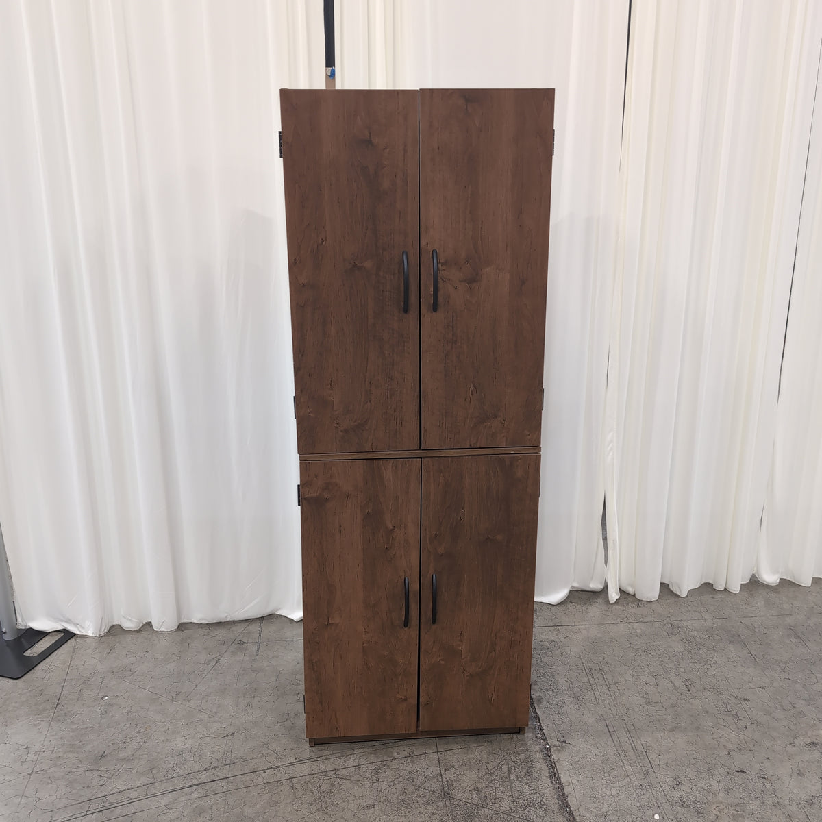 Cherry Tone Four-Door Storage Cabinet