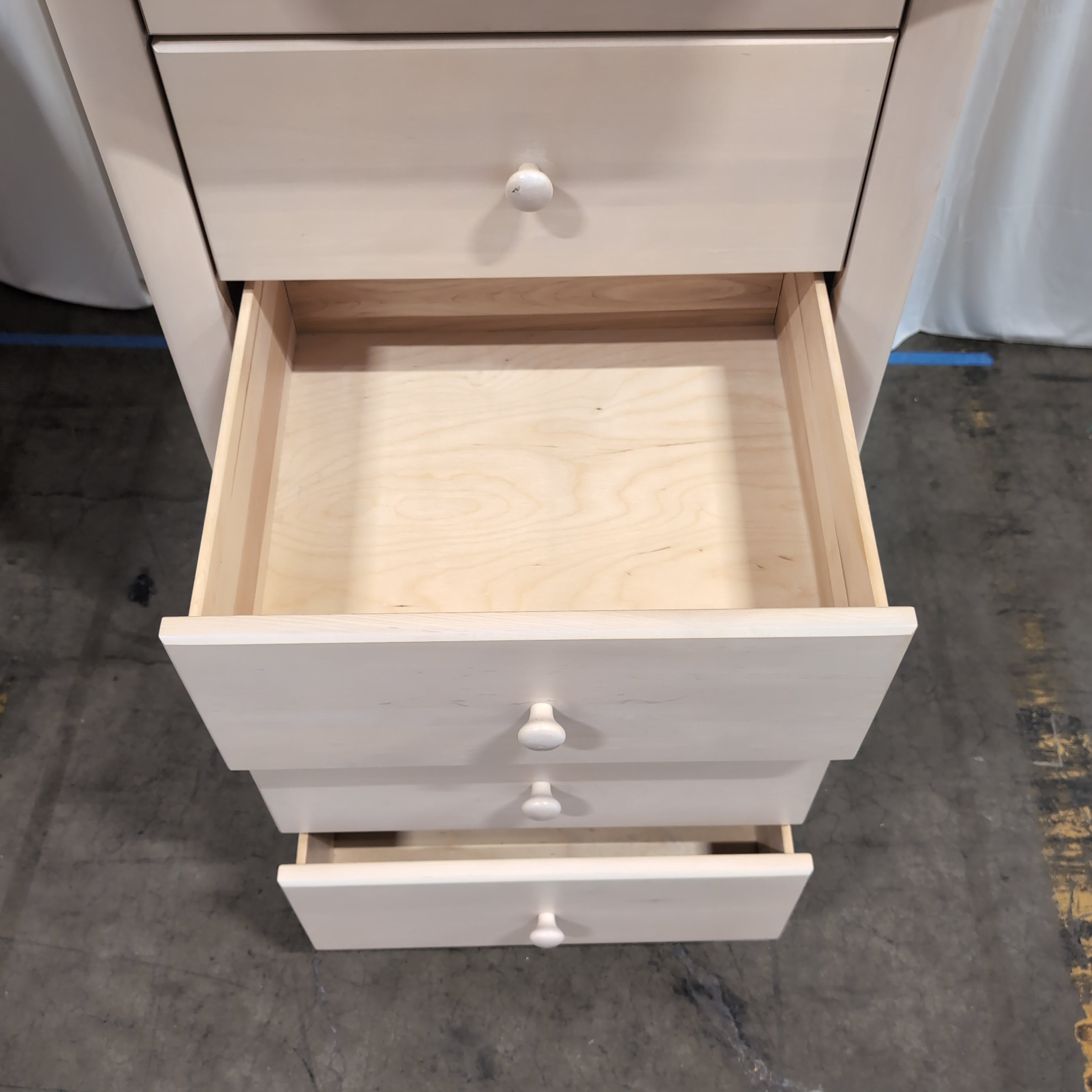Nadeau Natural Wood Seven-Drawer Tall Dresser