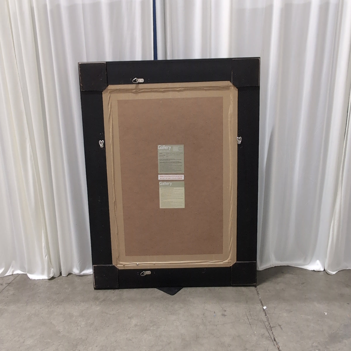 Contemporary Black Wood Frame Wall Mirror
