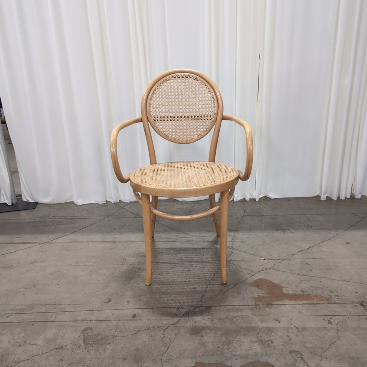 Natural Bentwood Chair with Cane Seat and Back